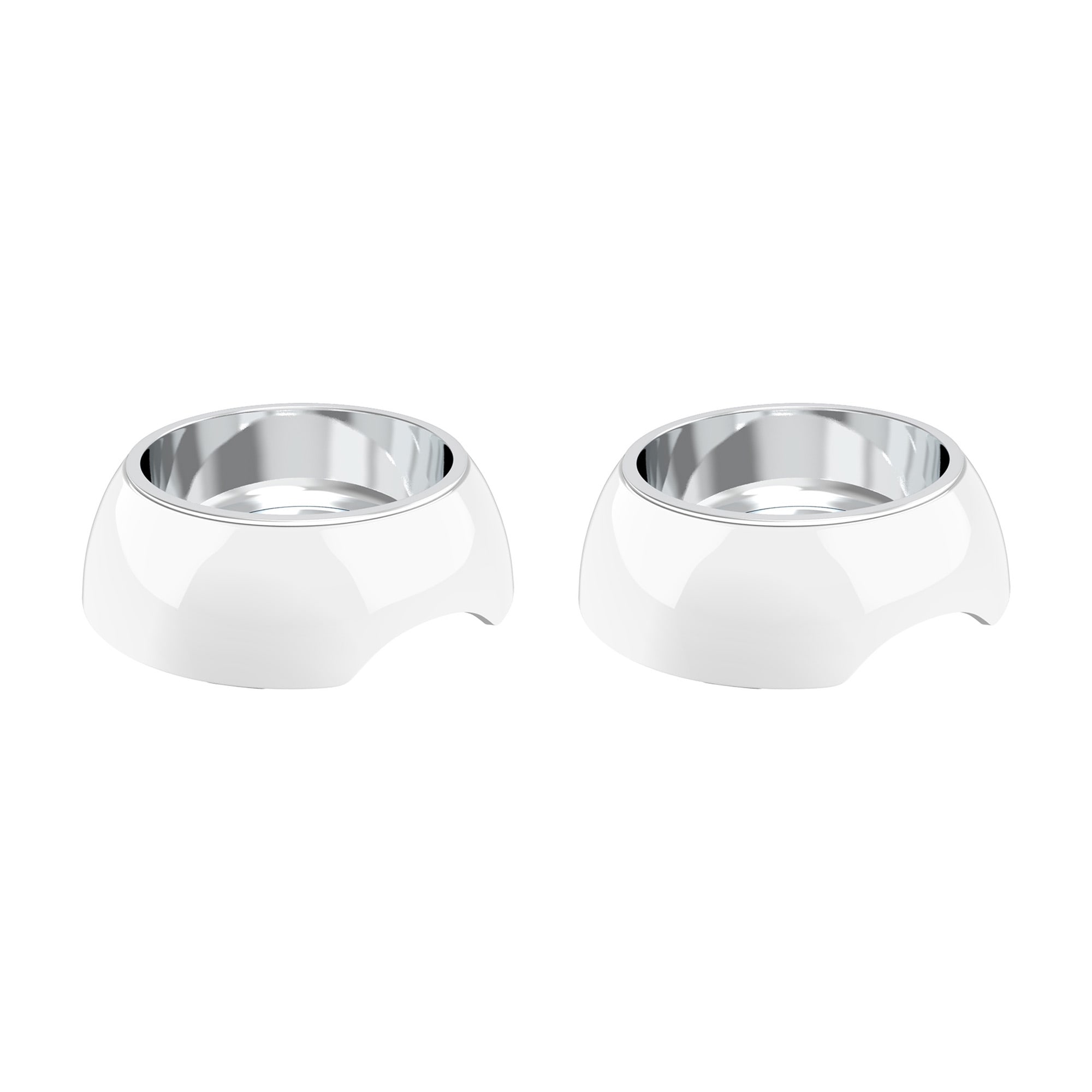 stainless steel dog bowl rubber bottom
