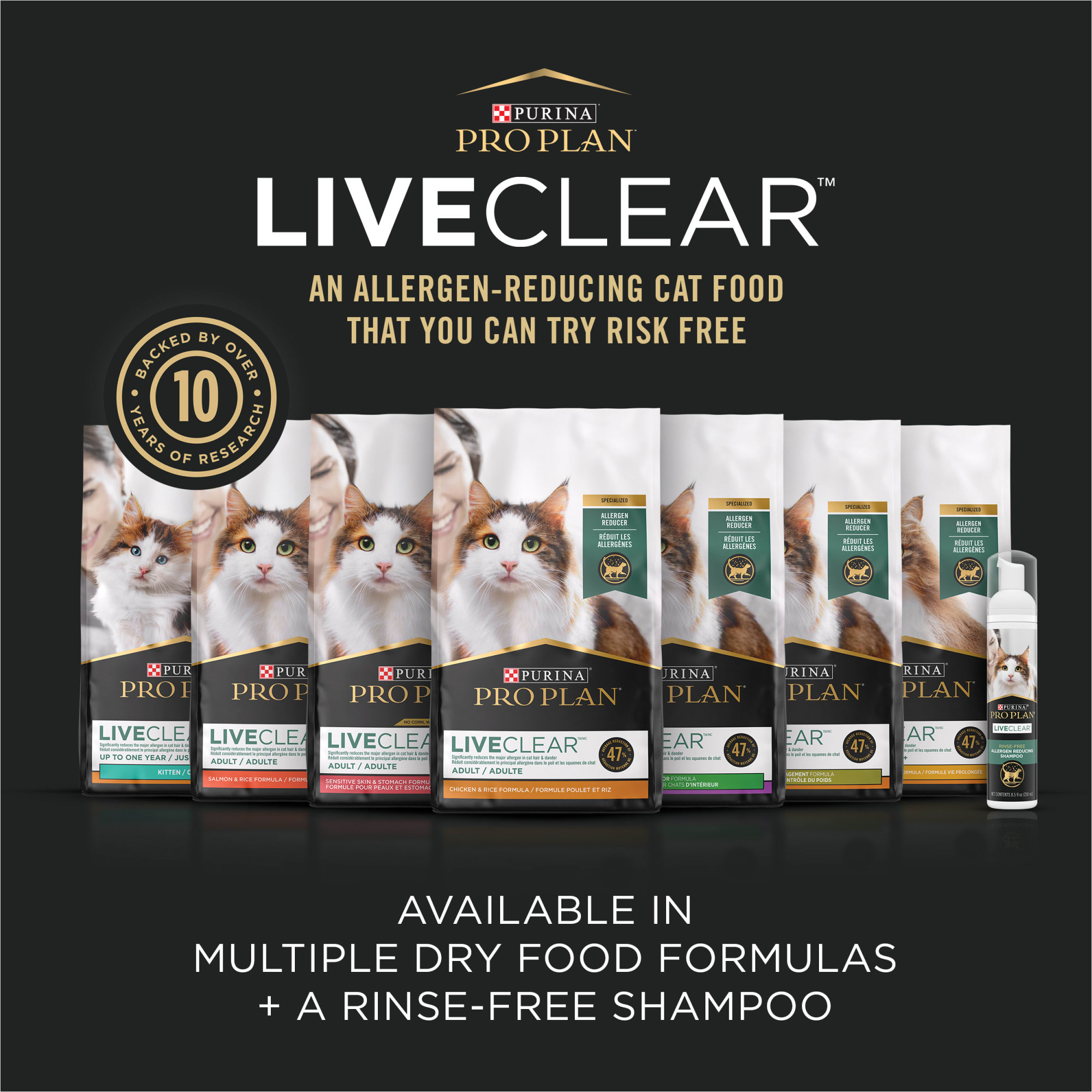 Purina Pro Plan With Probiotics High Protein LiveClear Chicken