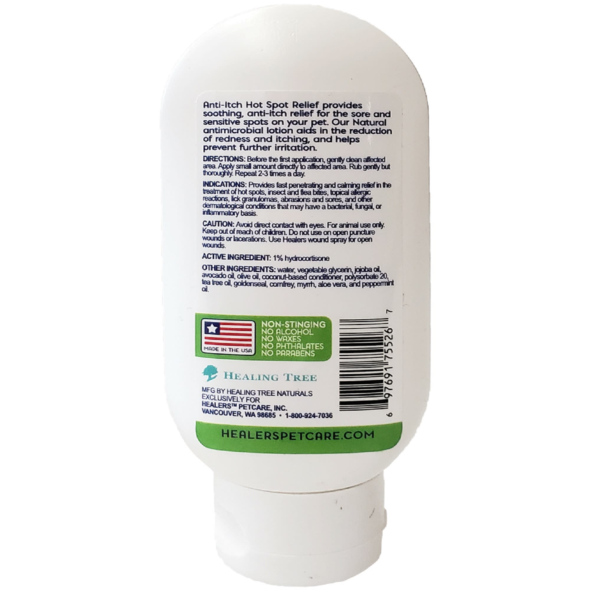 HEALERS Natural Anti Itch Hot Spot Relief for Pets 4 fl. oz. Petco