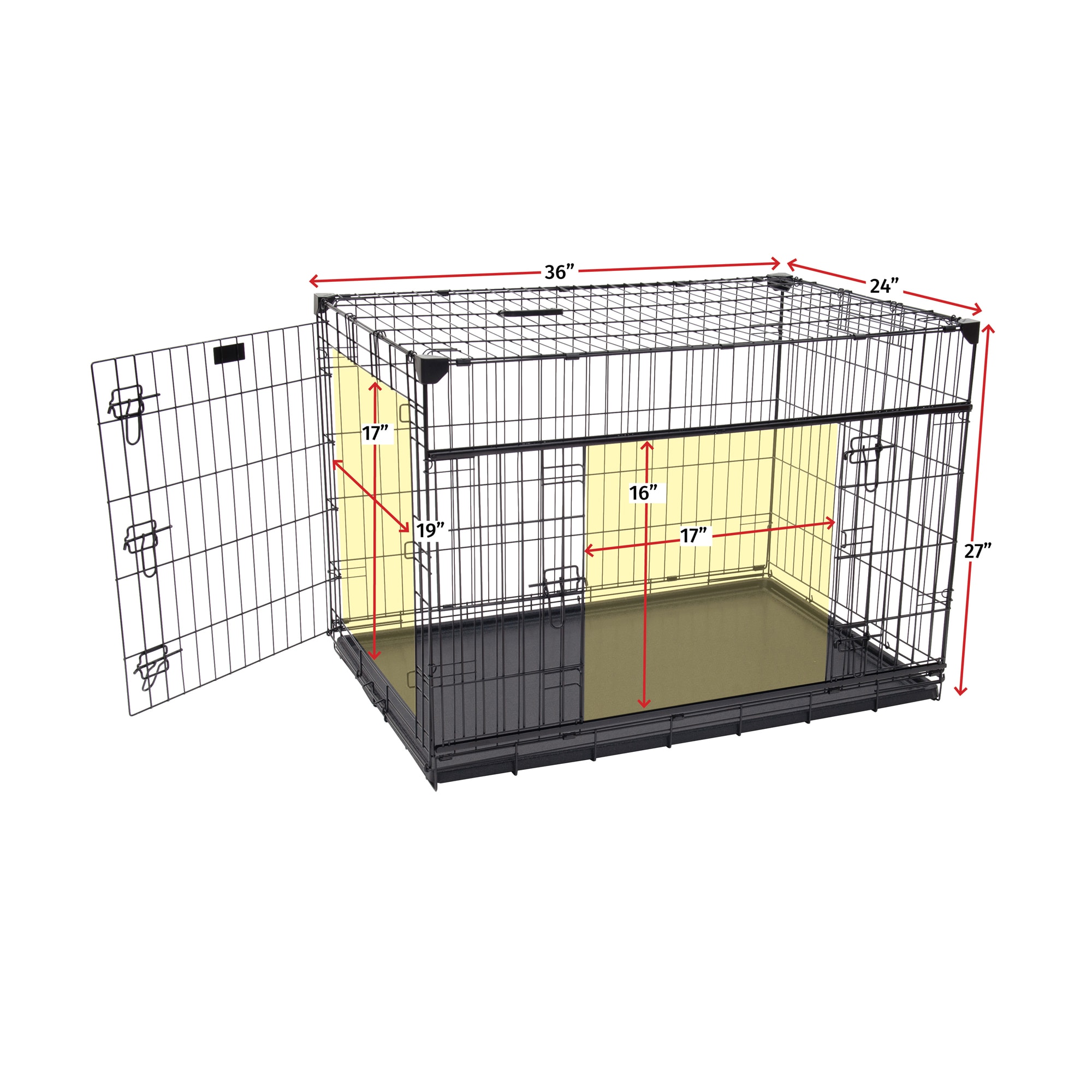 Great choice double door dog clearance crate