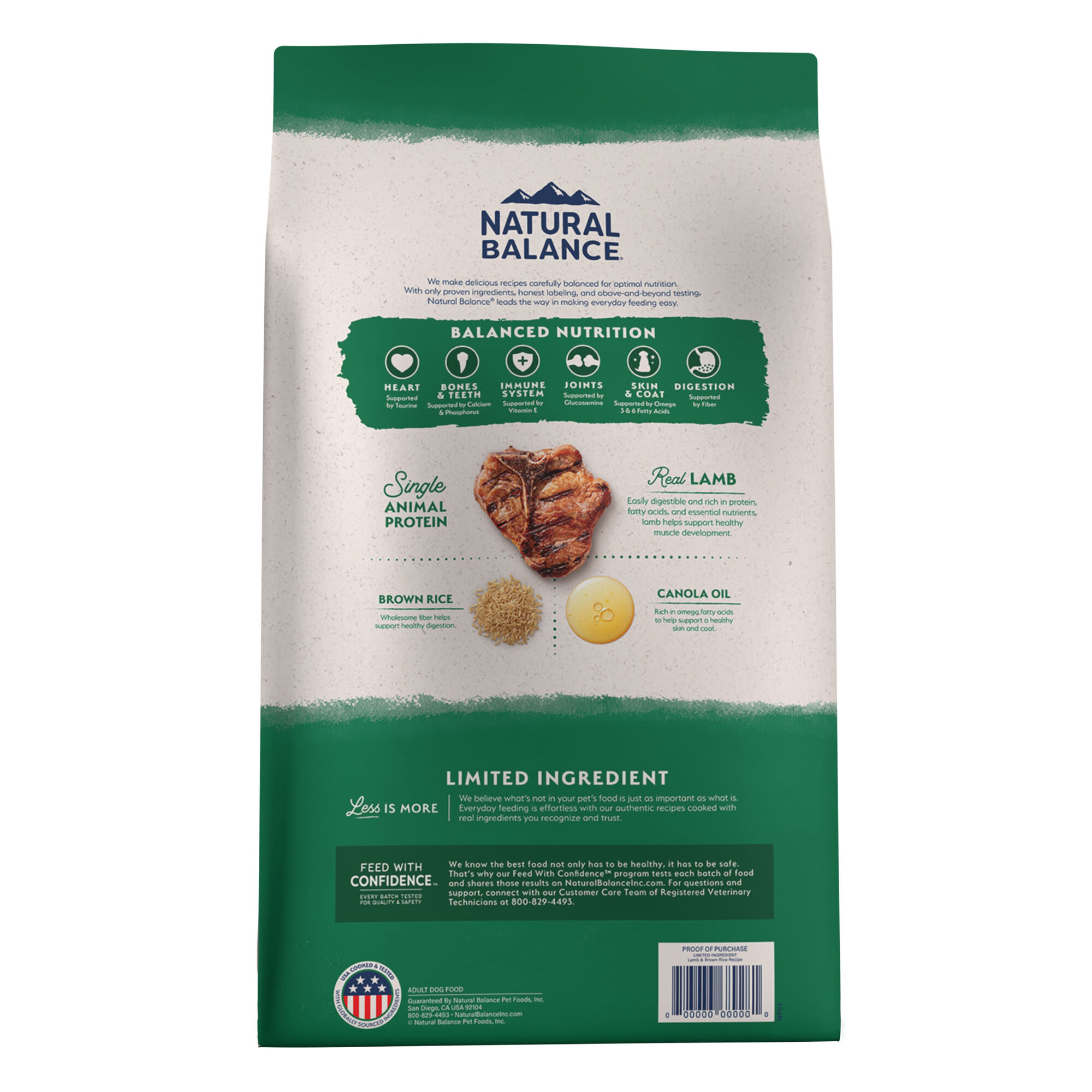 Natural balance lamb and rice hot sale 28 lb