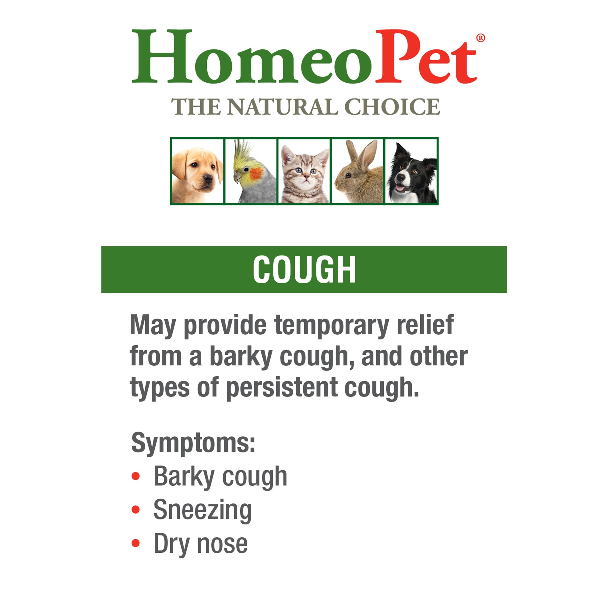 HomeoPet Cough 0.51 oz. Petco