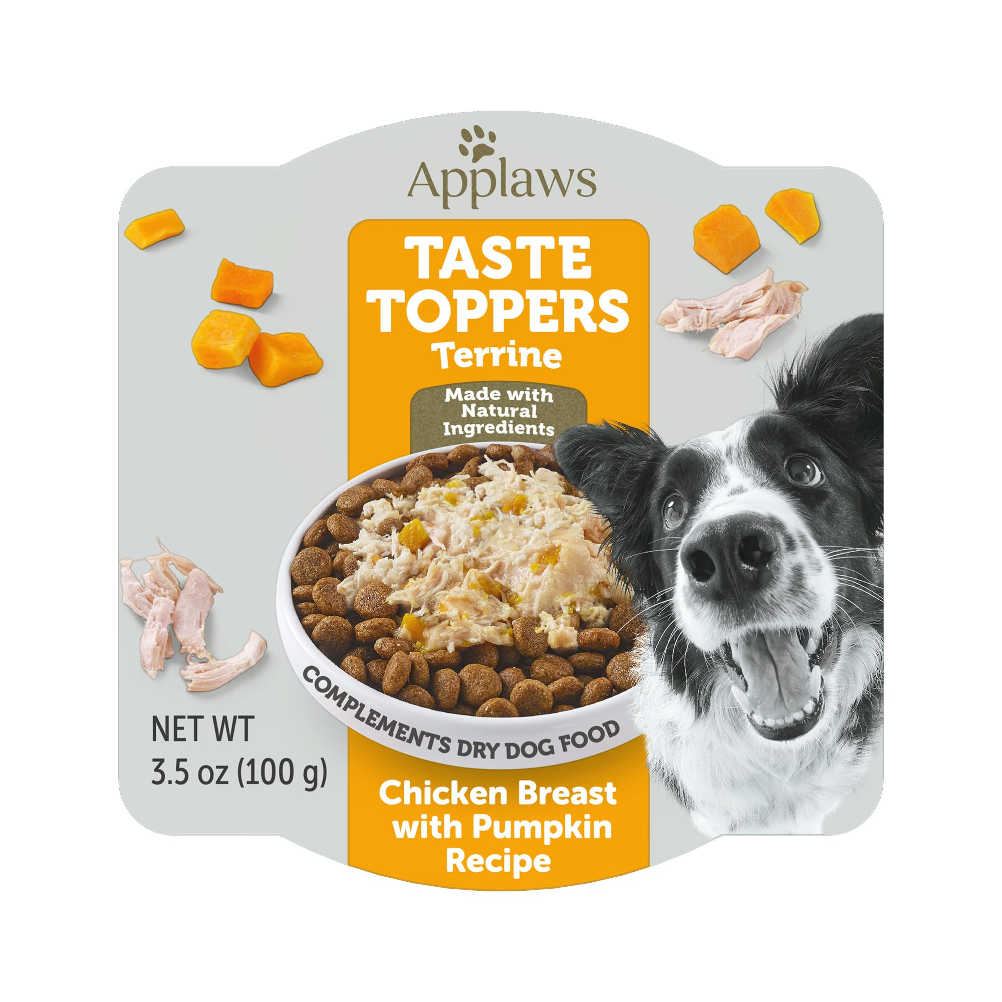 Applaws Taste Toppers Chicken Breast with Pumpkin Terrine Wet Dog