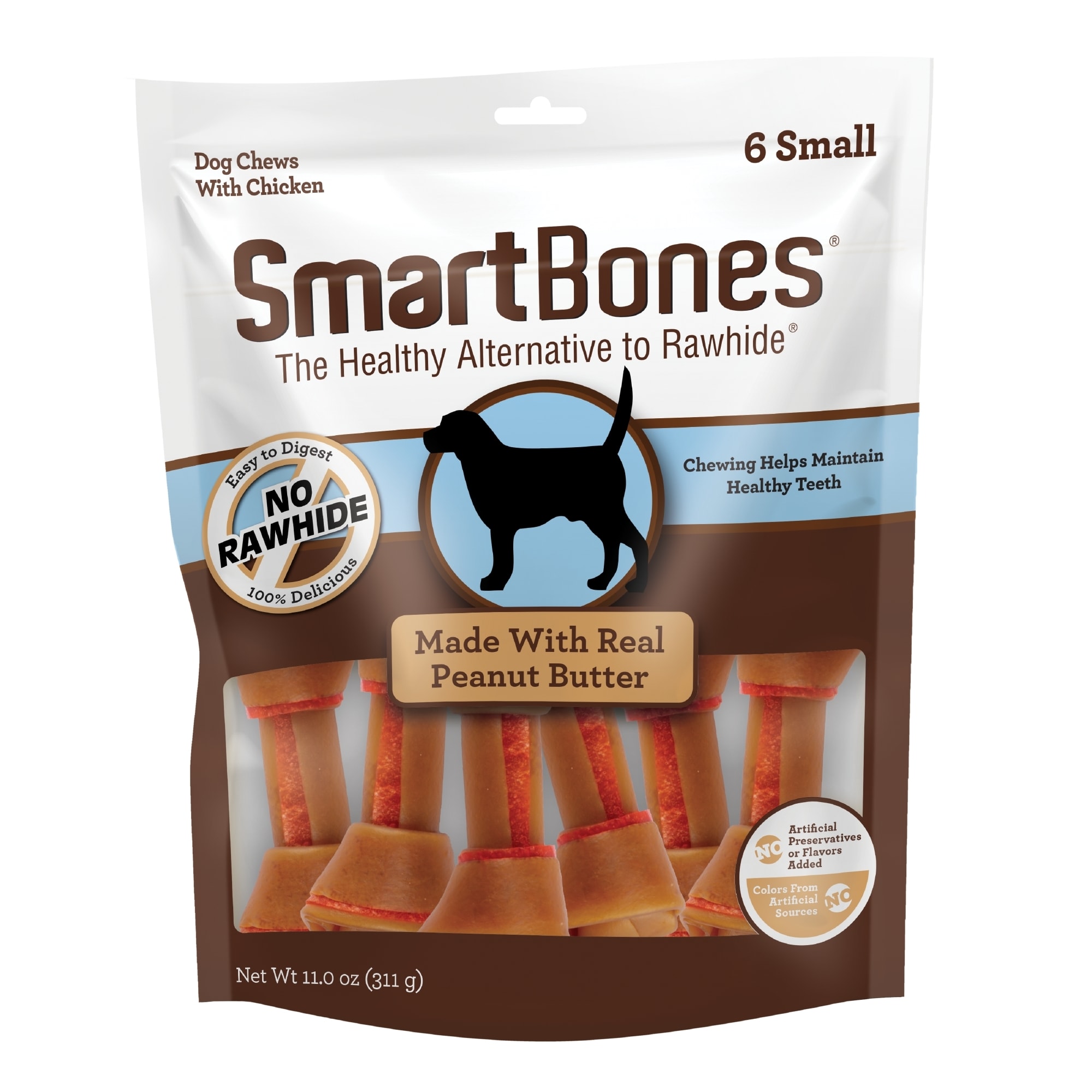 Small rawhide clearance bones