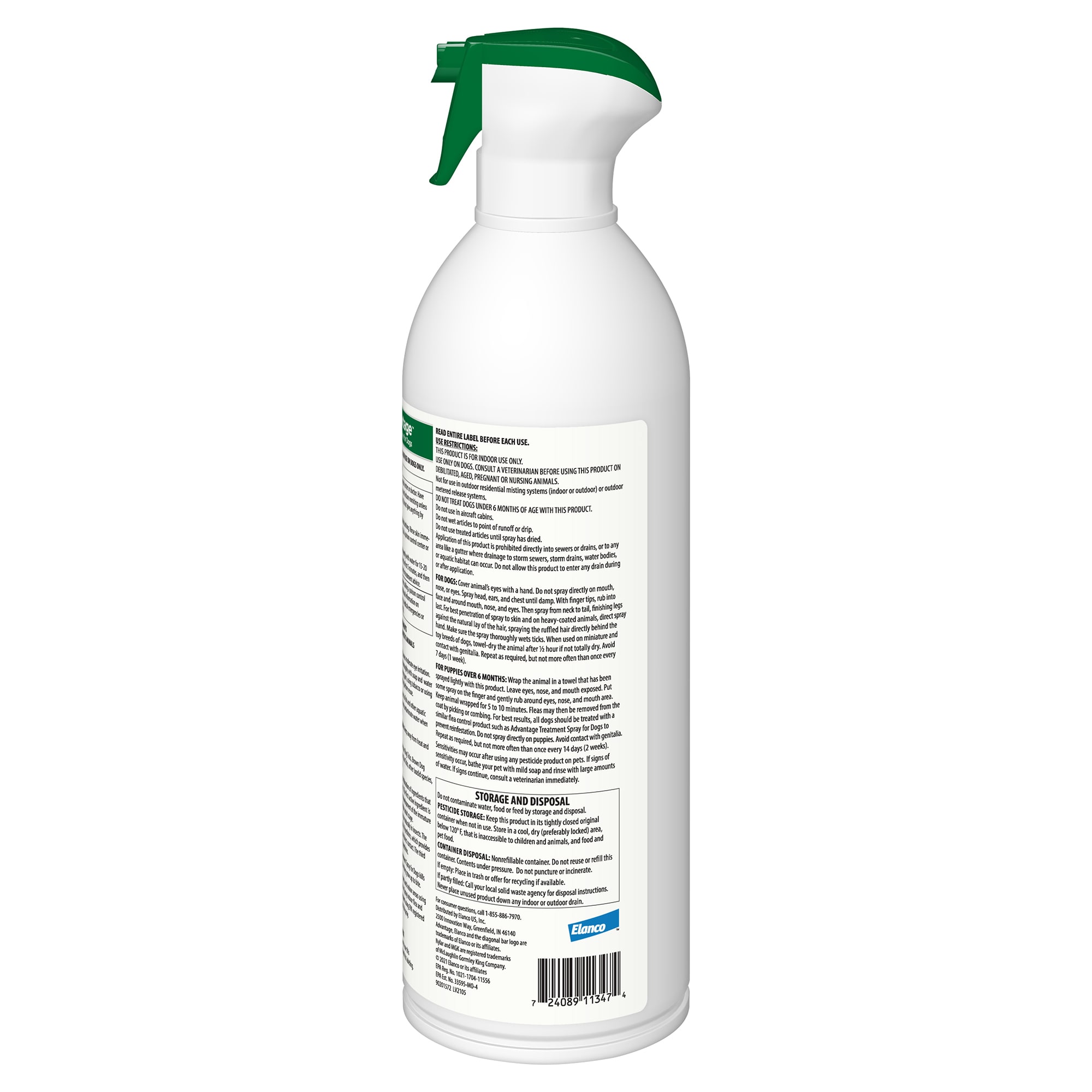 Advantage treatment spray for dogs sale