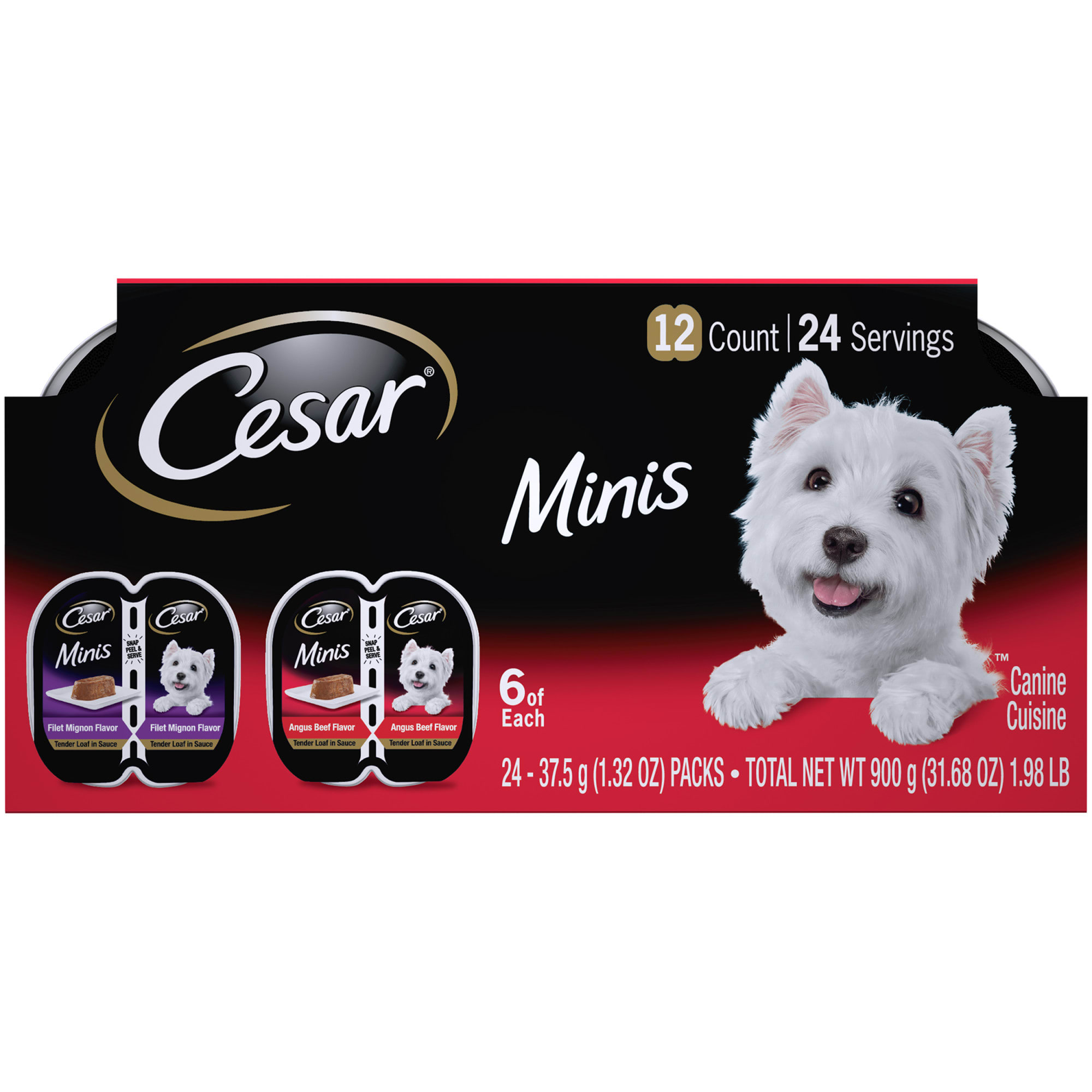 cesar wet dog food ingredients