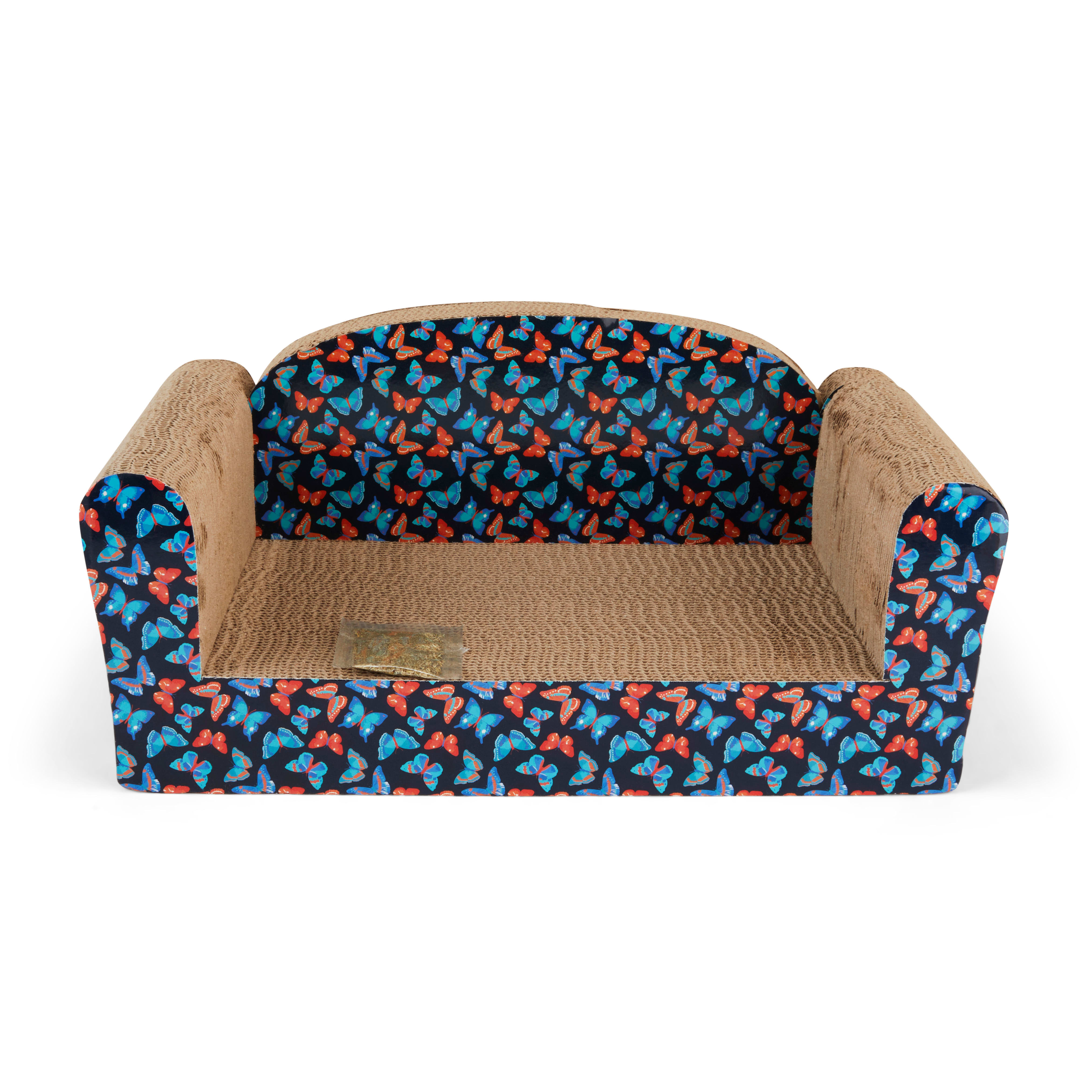 Cardboard cat sofa best sale