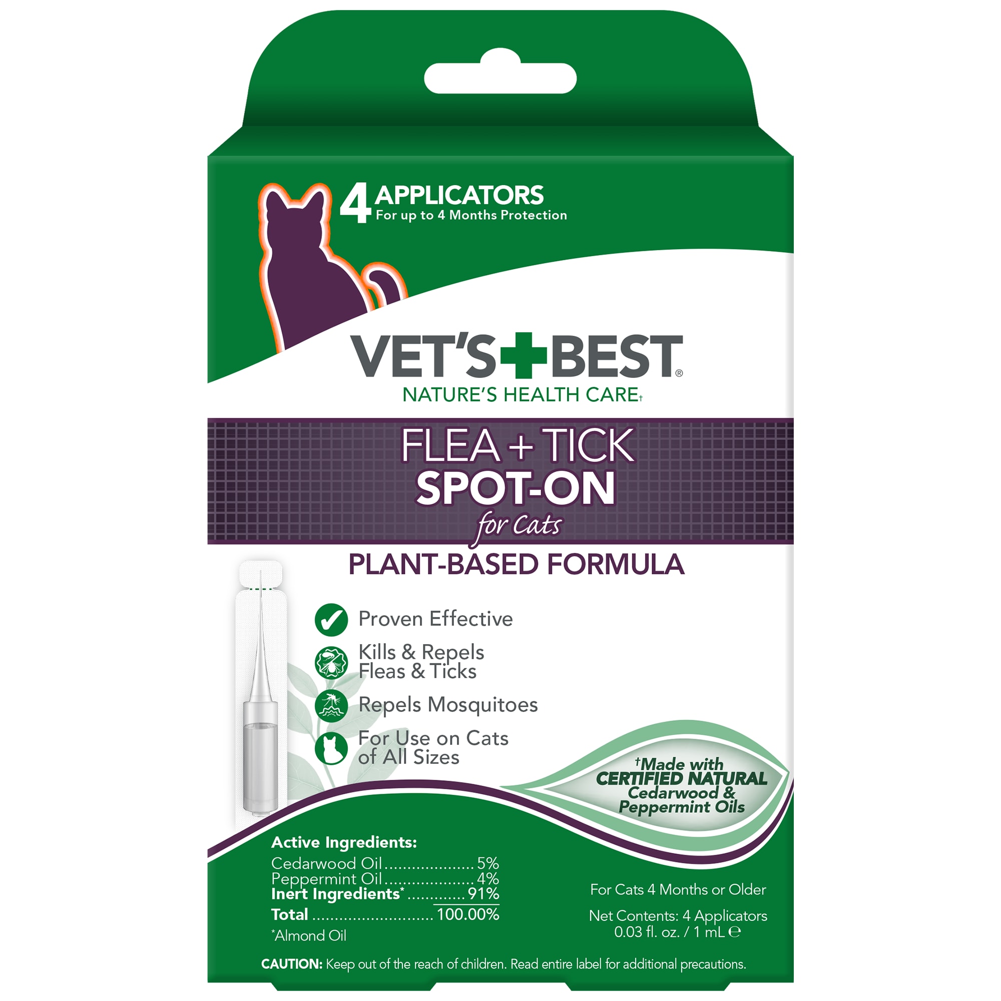 Flea and tick sale spot on for cats