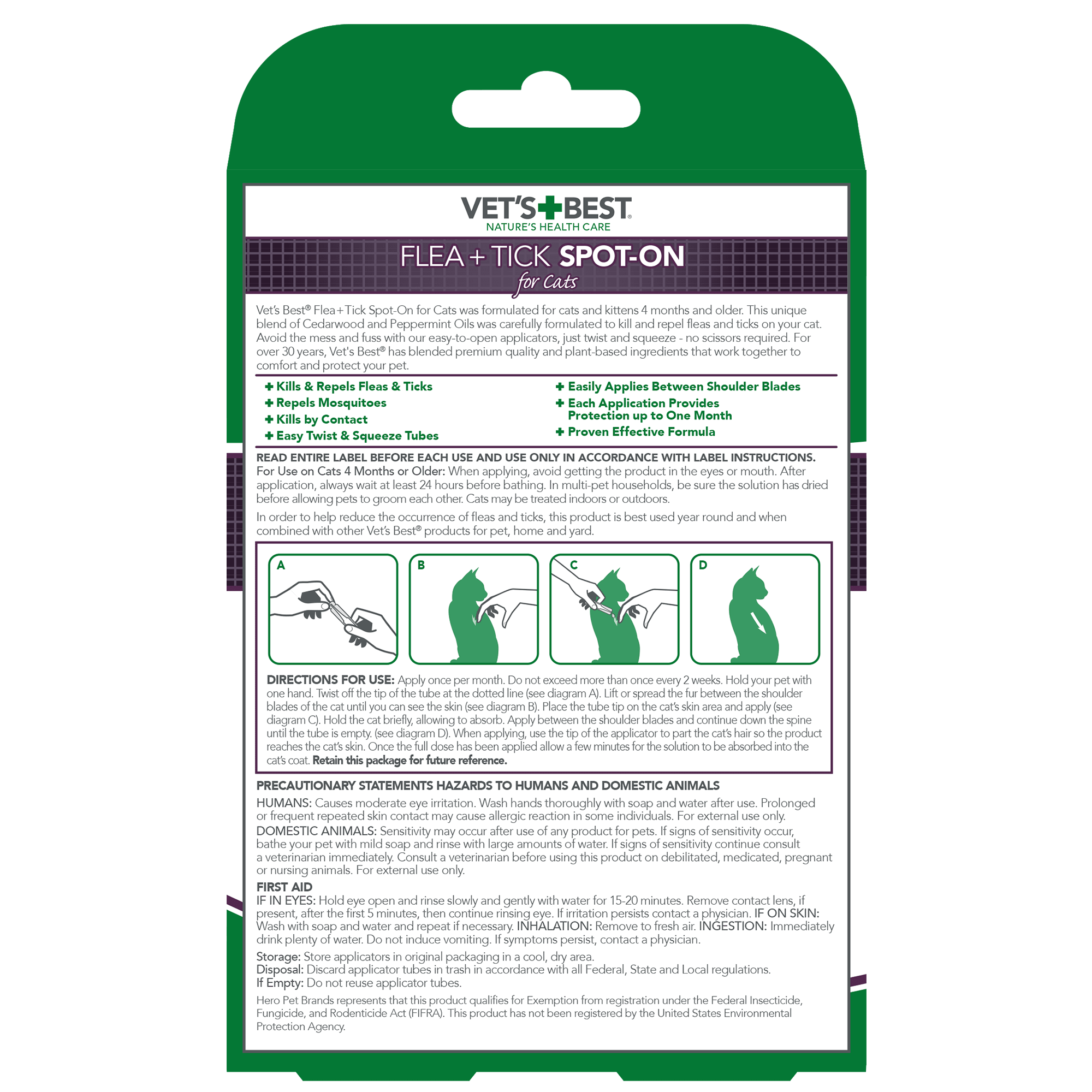 Vet's best flea and shop tick spot on side effects