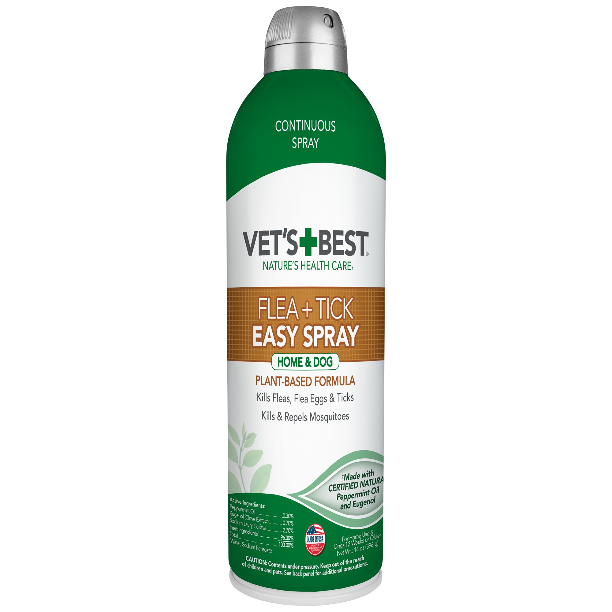 Vet s Best Flea Tick Home Dog Spray 14 fl oz