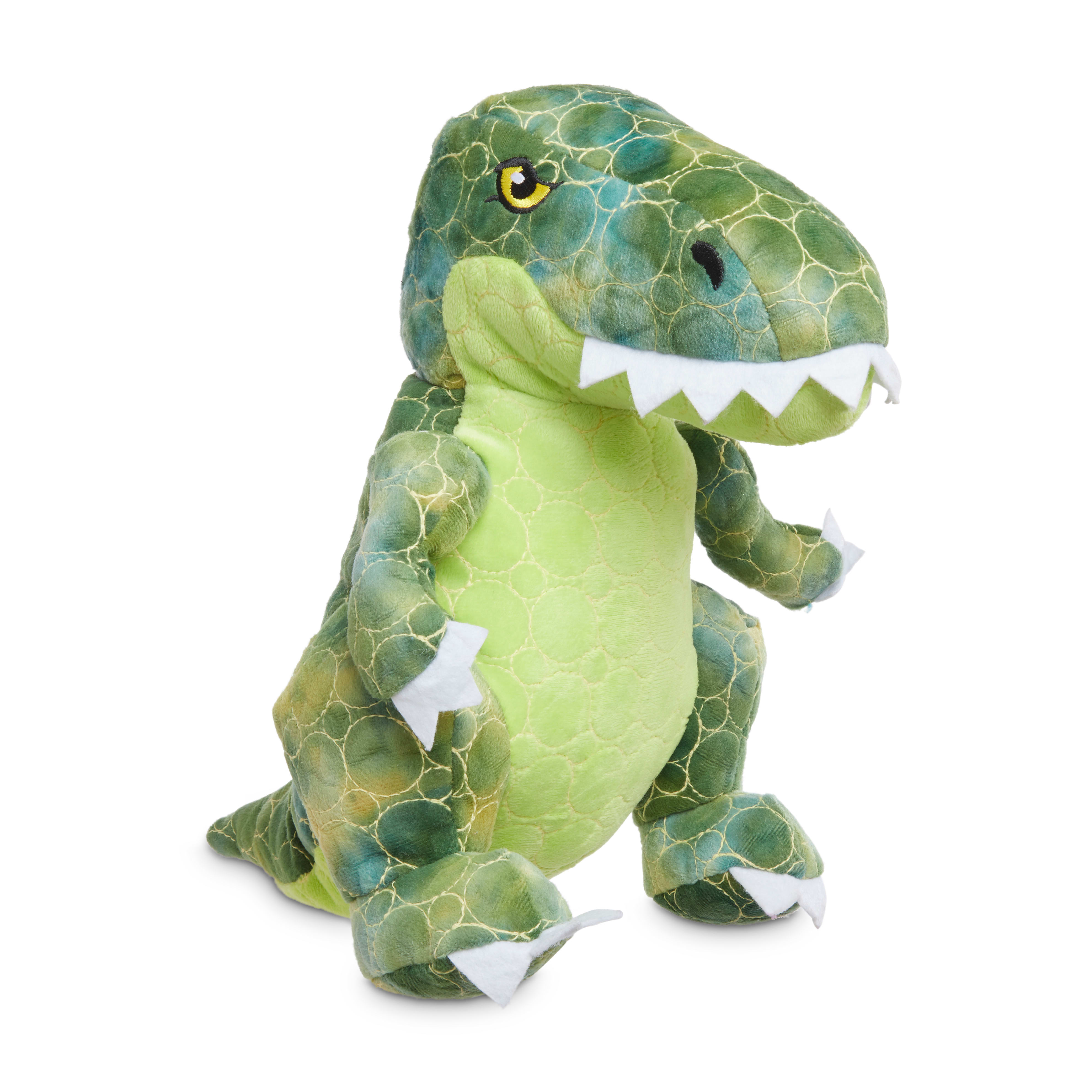 NWT Chomper Gladiator Tuff Dino Dog Toy Chew Tough Plush Squeaky