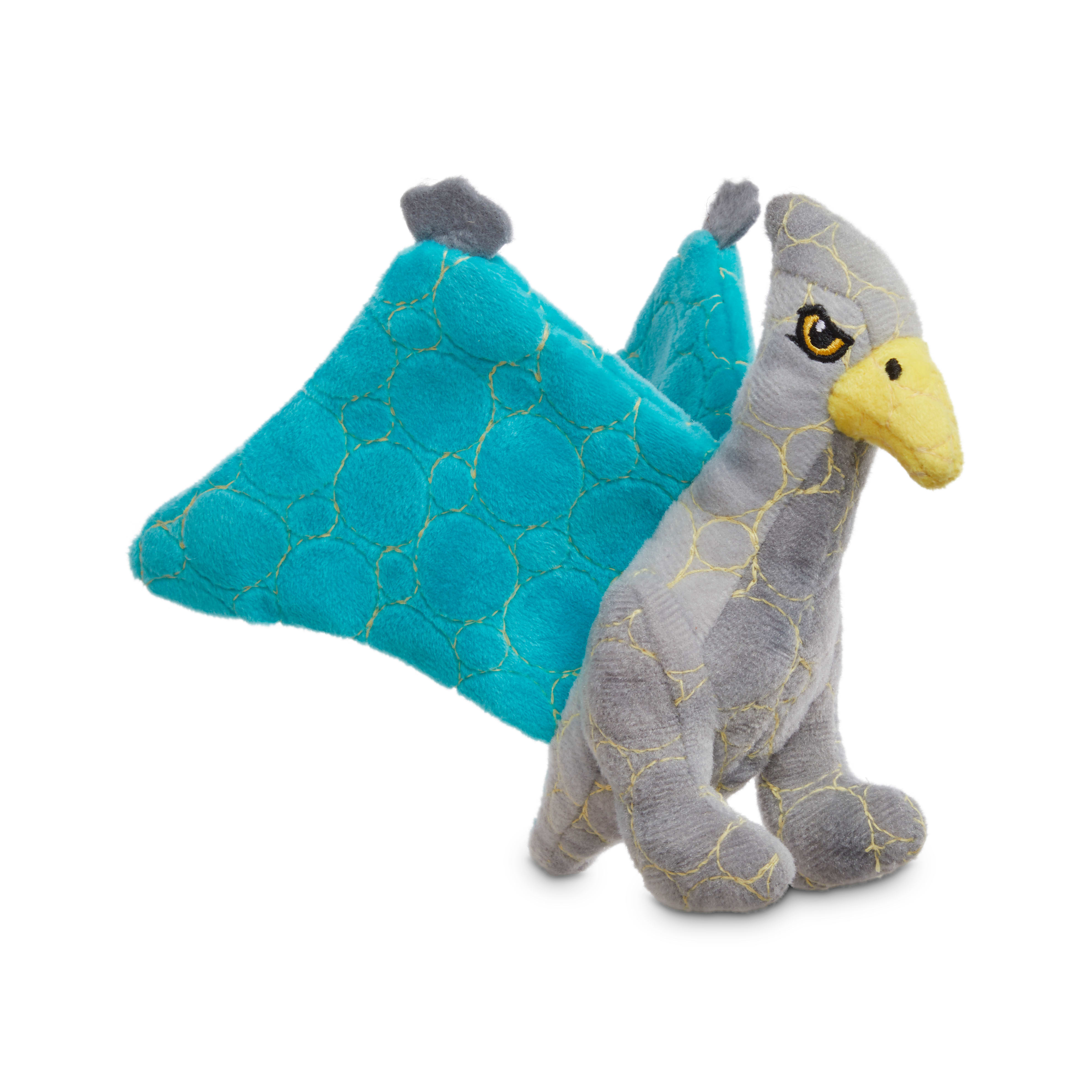 Leaps & Bounds Ruffest & Tuffest Pterodactyl Tough Plush Dog Toy