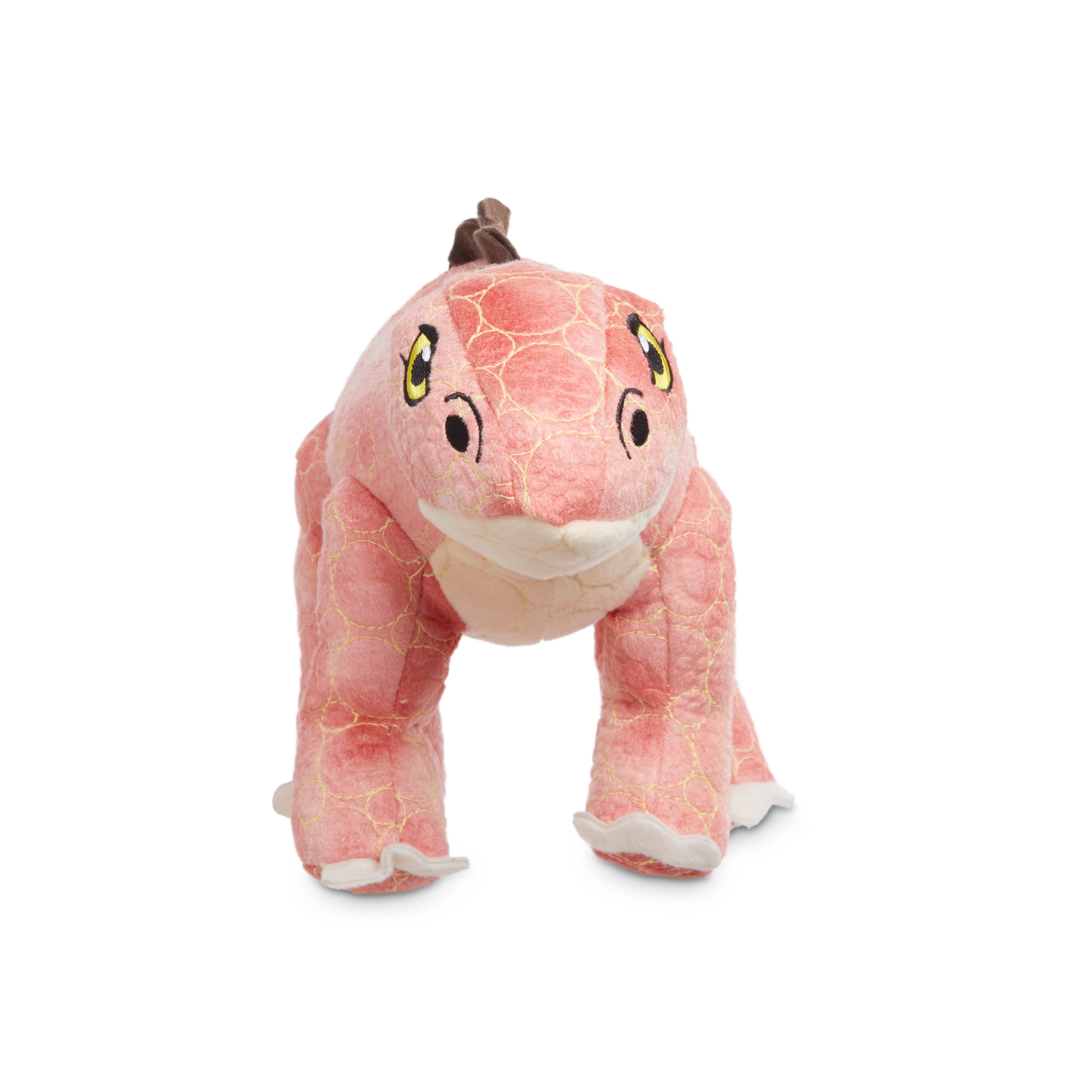 Leaps & Bounds Ruffest & Tuffest Stegosaurus Tough Plush Dog Toy with Kevlar  Stitching, Medium