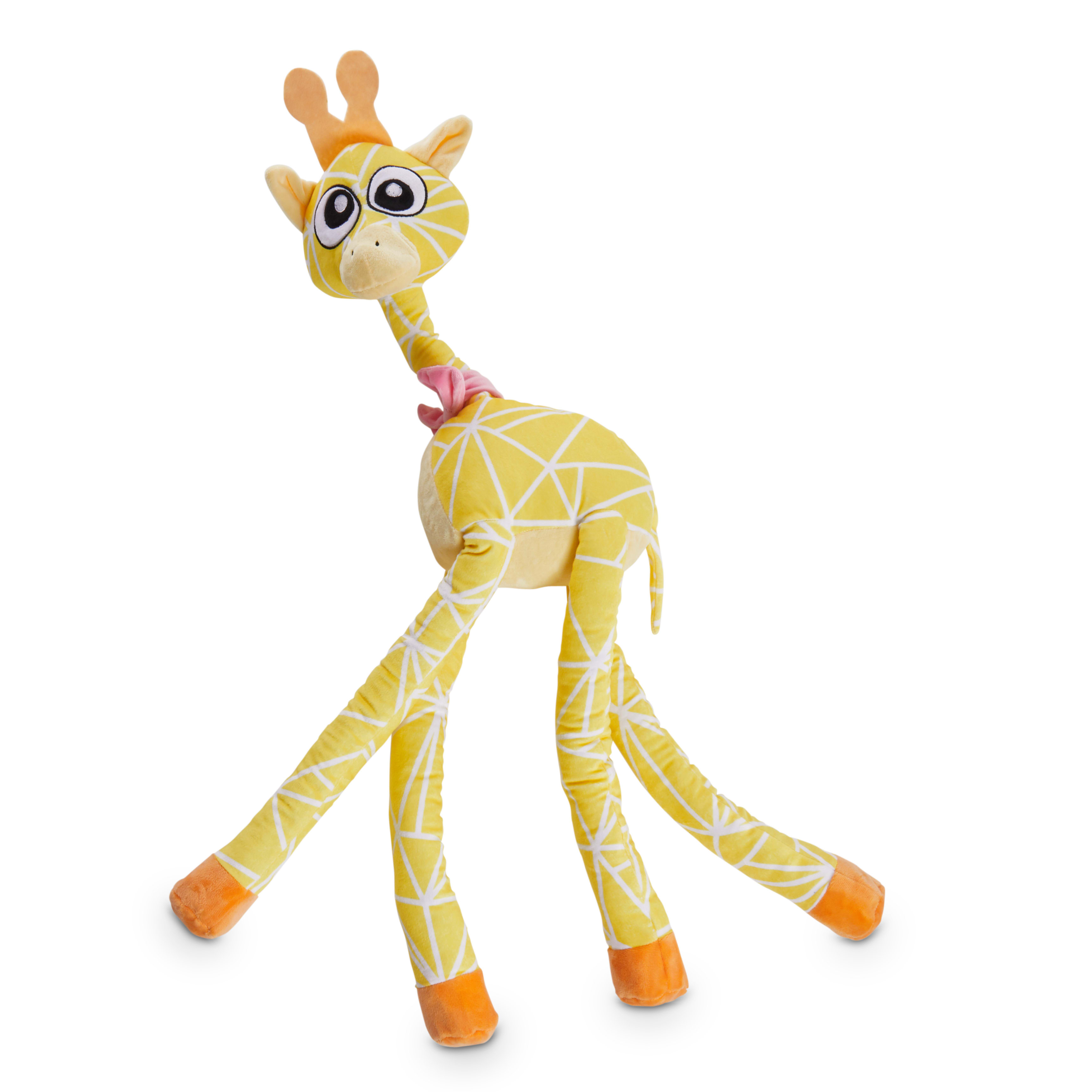 stuffed giraffe dog toy