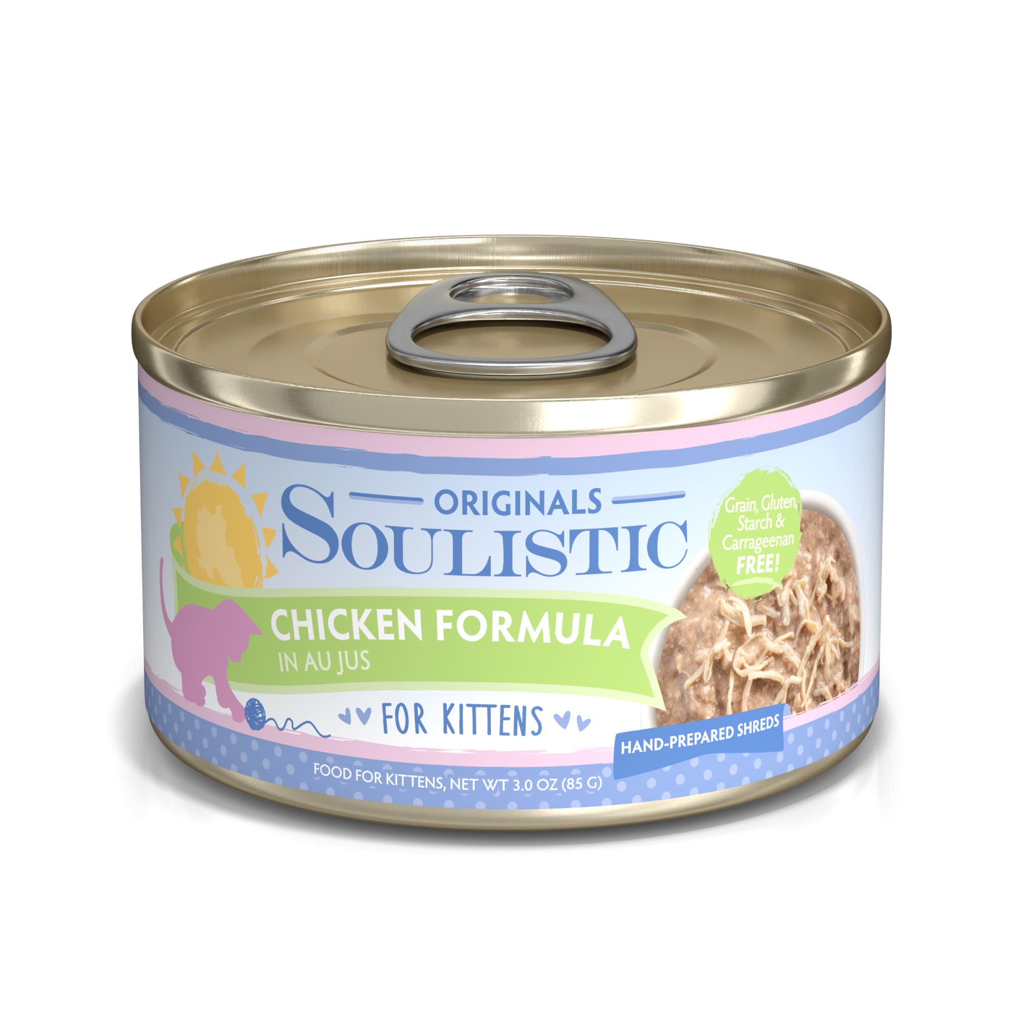 Soulistic Originals Kitten Chicken Formula in Au Jus Wet Cat Food