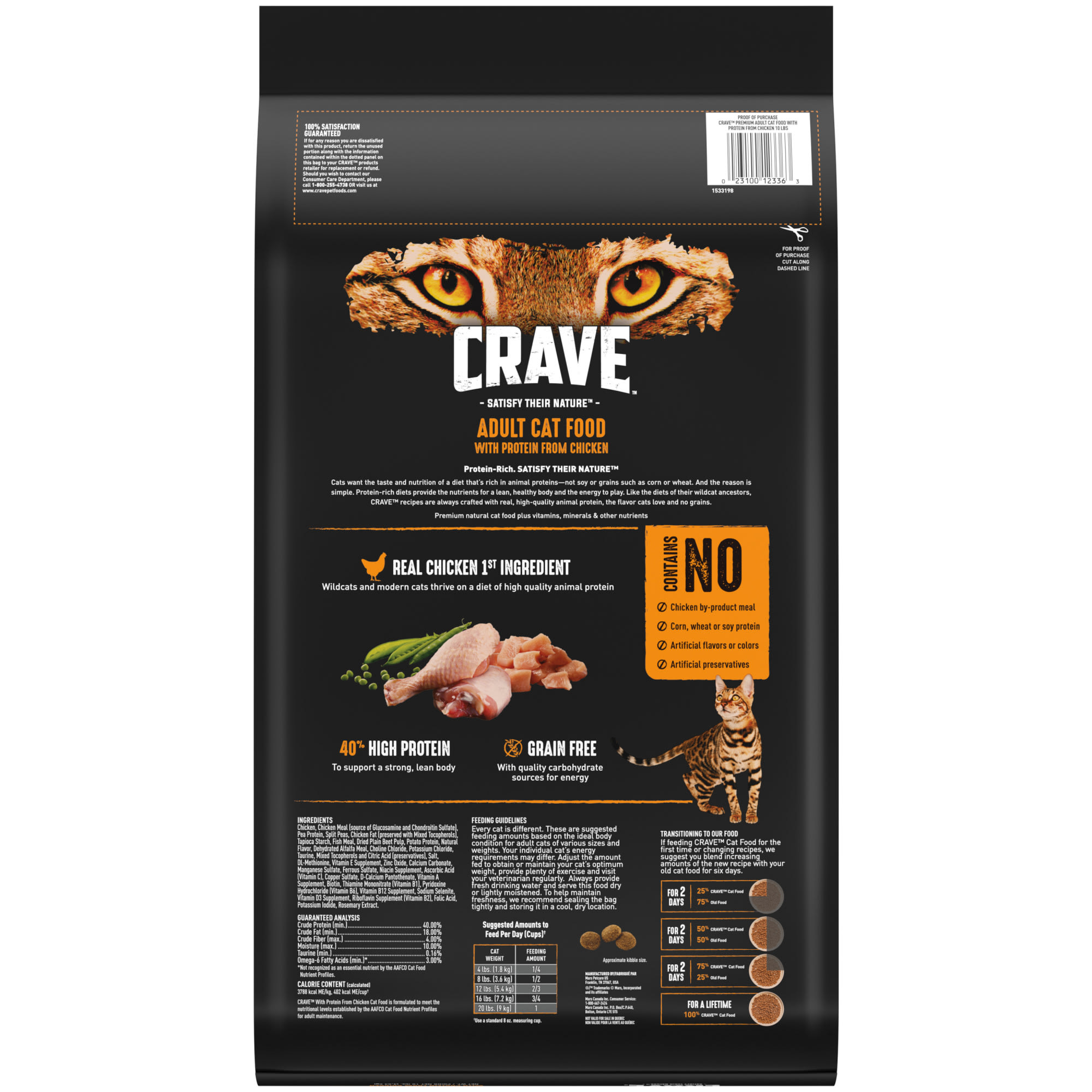 Crave indoor hot sale cat food