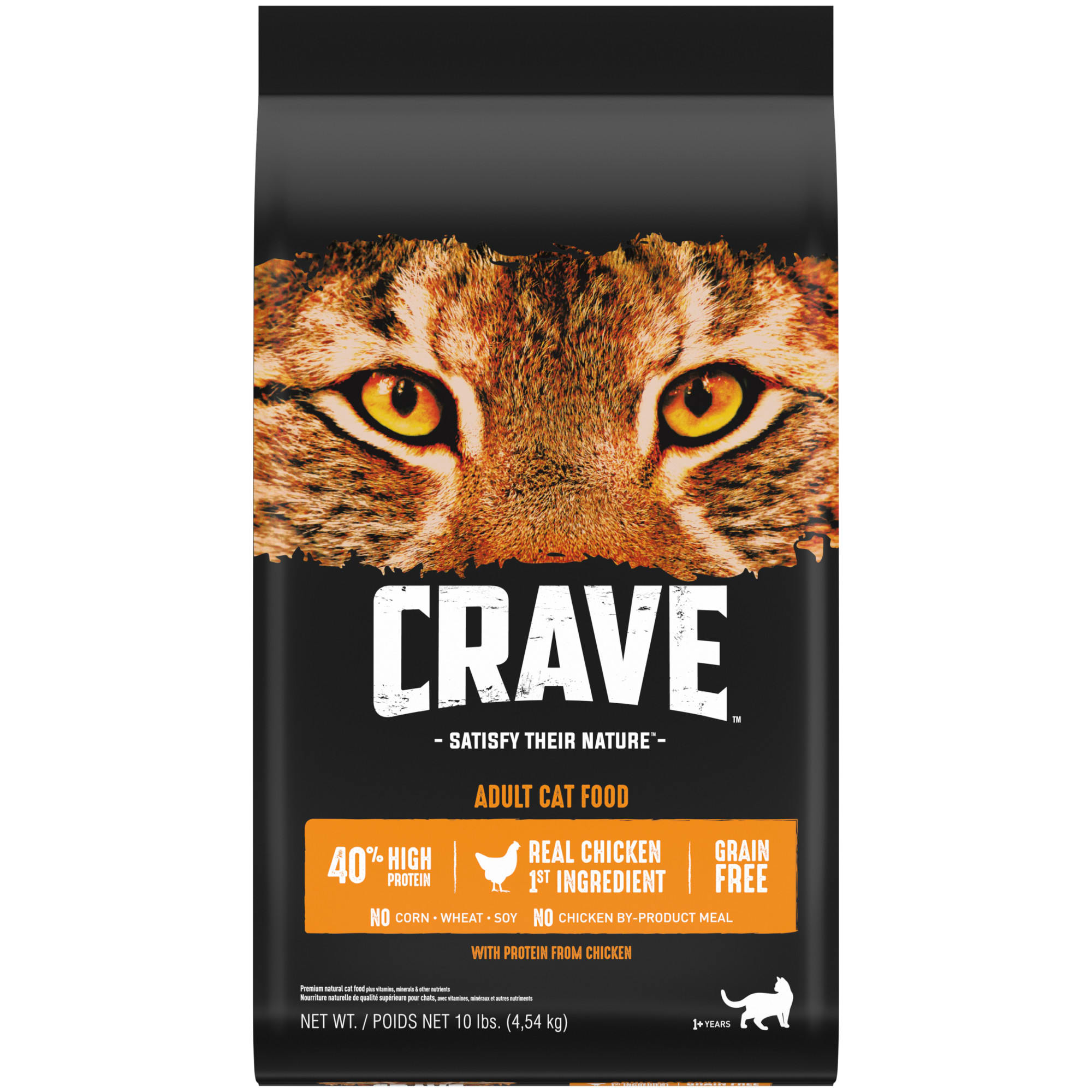 Crave Grain Free Protein Chicken Adult Dry Cat Food, 10 lbs. | Petco