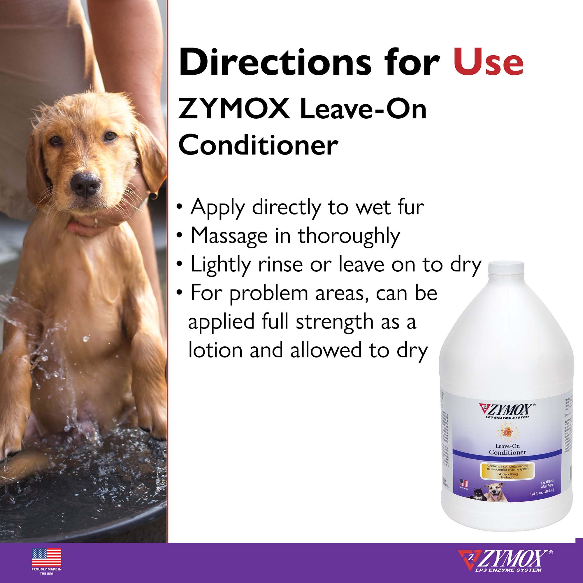 Zymox leave in outlet conditioner