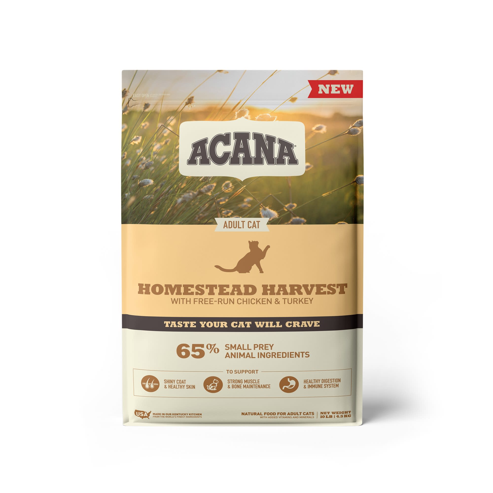 UPC 064992611101 product image for ACANA Homestead Harvest Chicken Turkey and Duck Dry Cat Food, 10 lbs. | upcitemdb.com