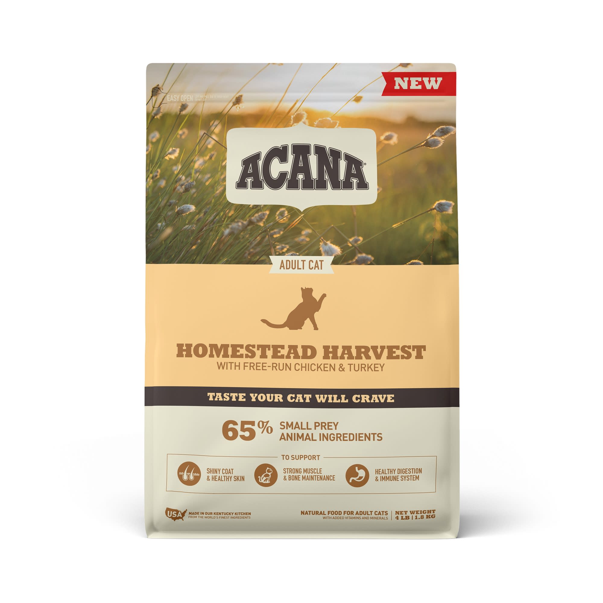 UPC 064992611040 product image for ACANA Homestead Harvest Chicken Turkey and Duck Dry Cat Food, 4 lbs. | upcitemdb.com