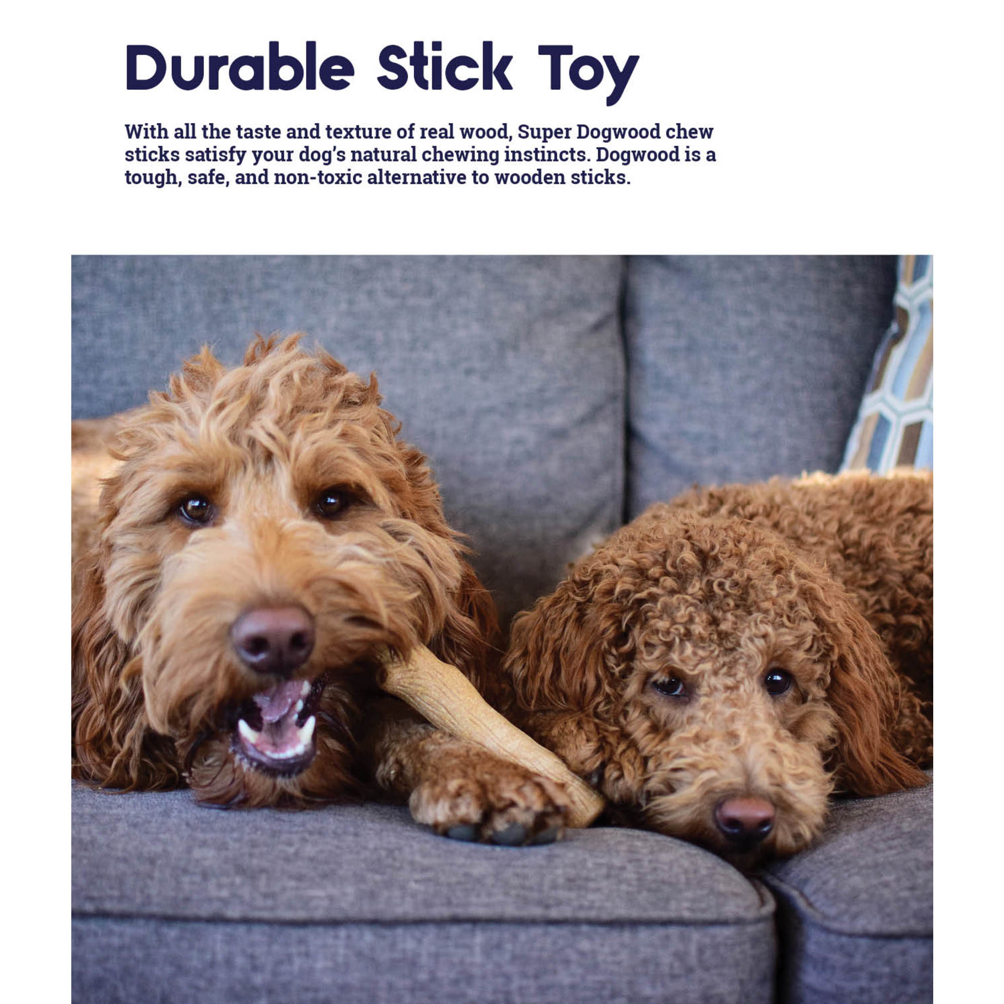 Dog toy outlet wood stick