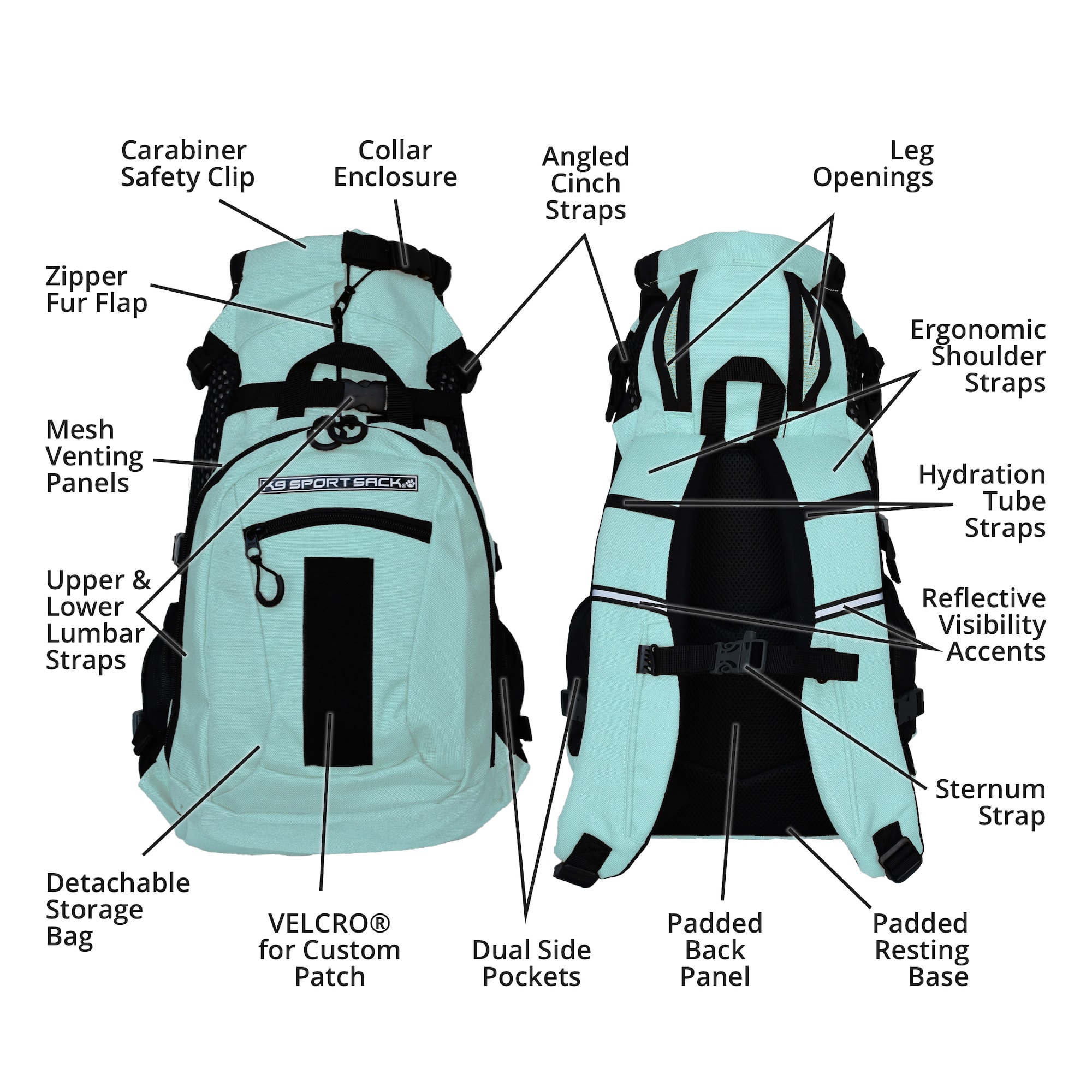 main compartment opens almost the entire width of the backpack, UhfmrShops