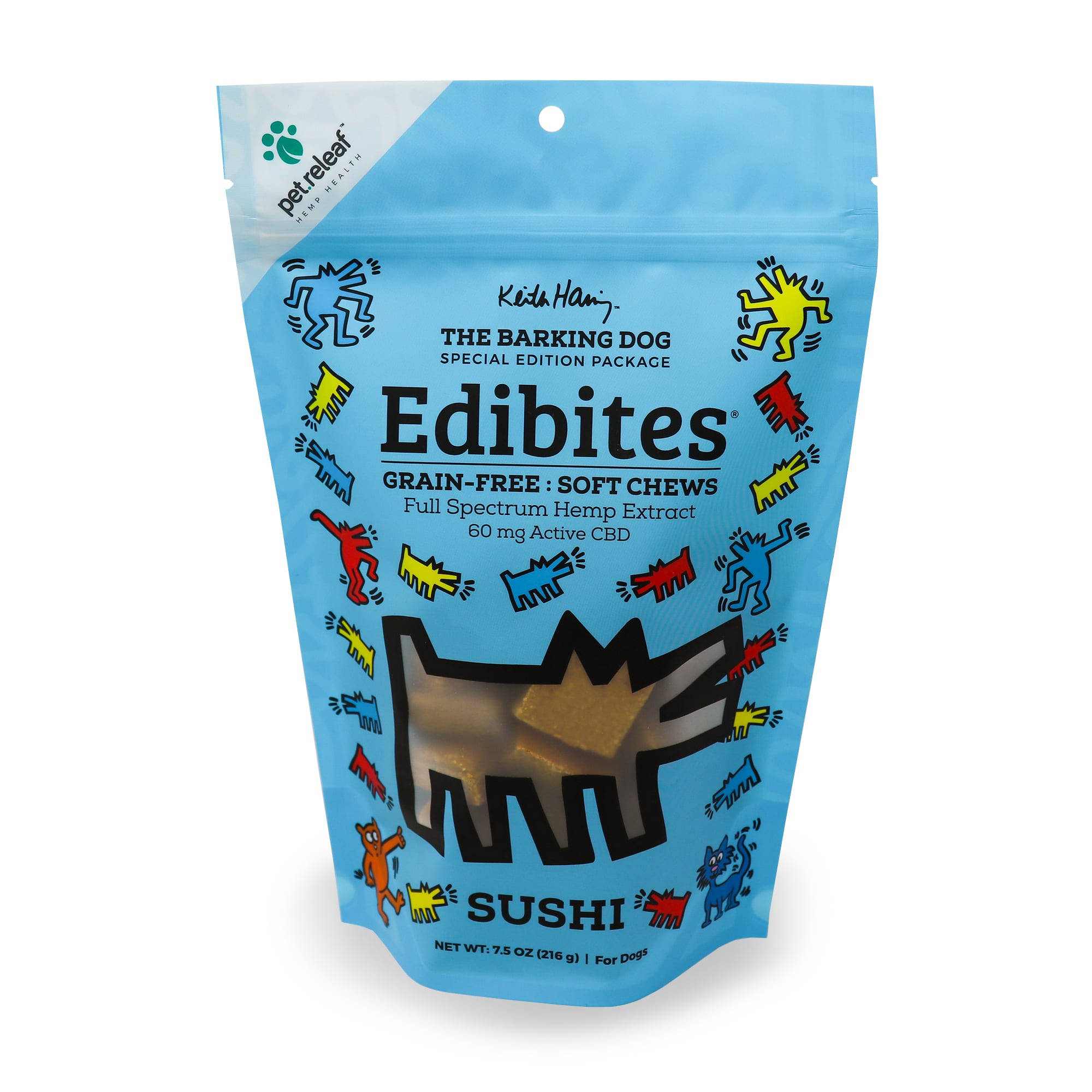 Pet Releaf Special Edition Keith Haring Collection Edibites Sushi