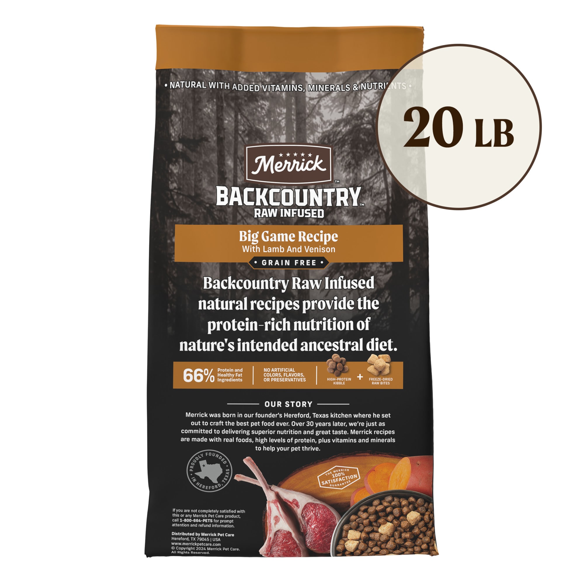 Pacific Catch Merrick Backcountry Raw Infused Dog Food Merrick