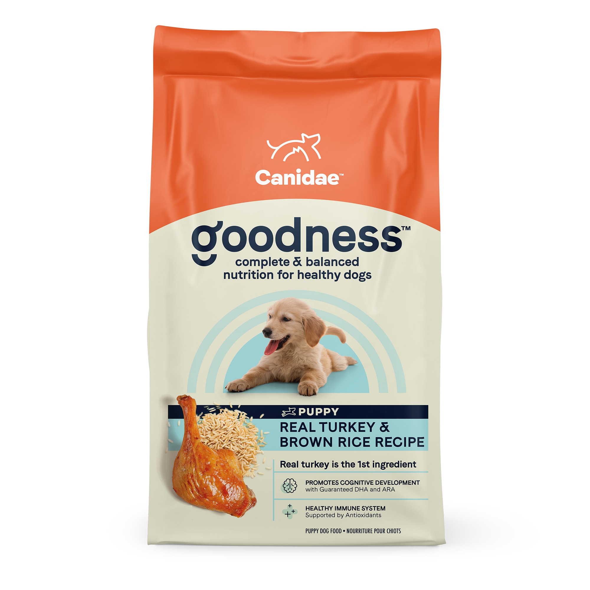 Canidae Goodness Turkey Brown Rice Dry Puppy Food 25 lbs