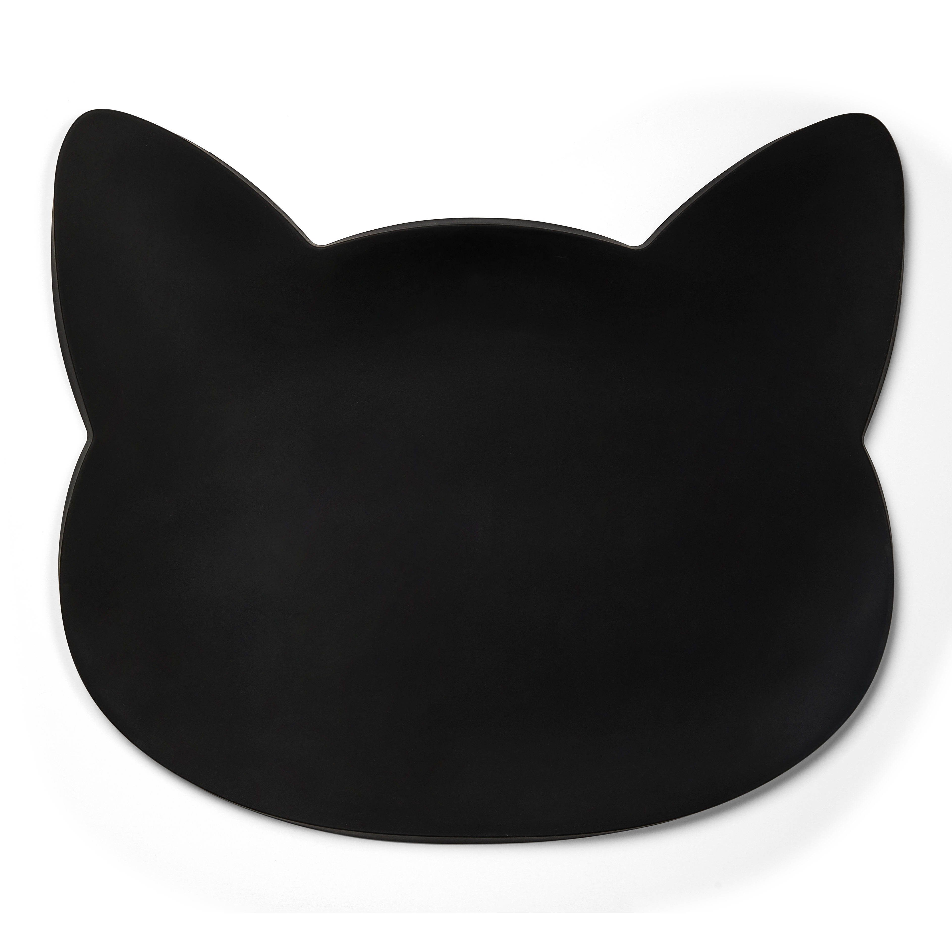 Wild One Silicone Black Dog Placemat | Petco