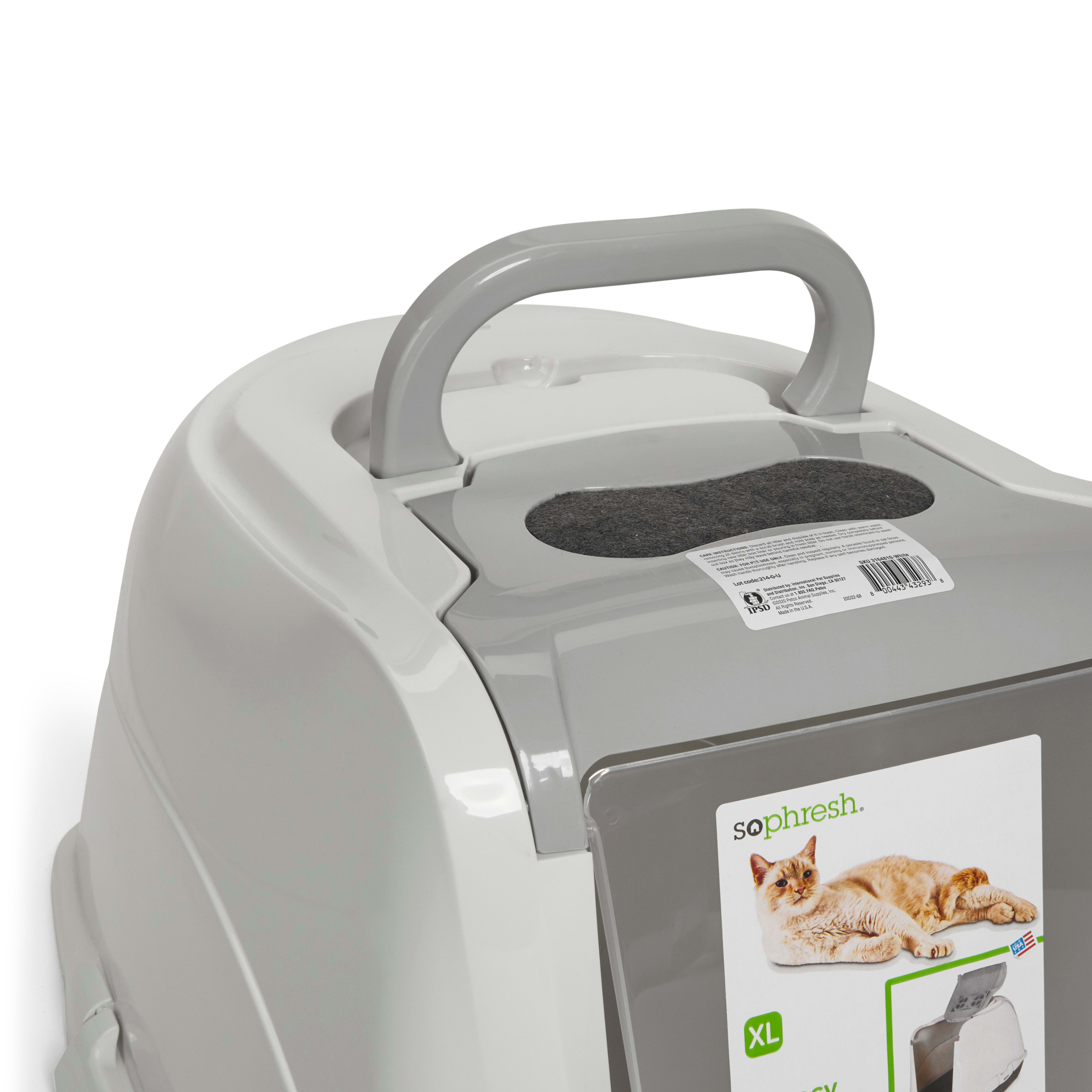 Flip top 2024 litter box