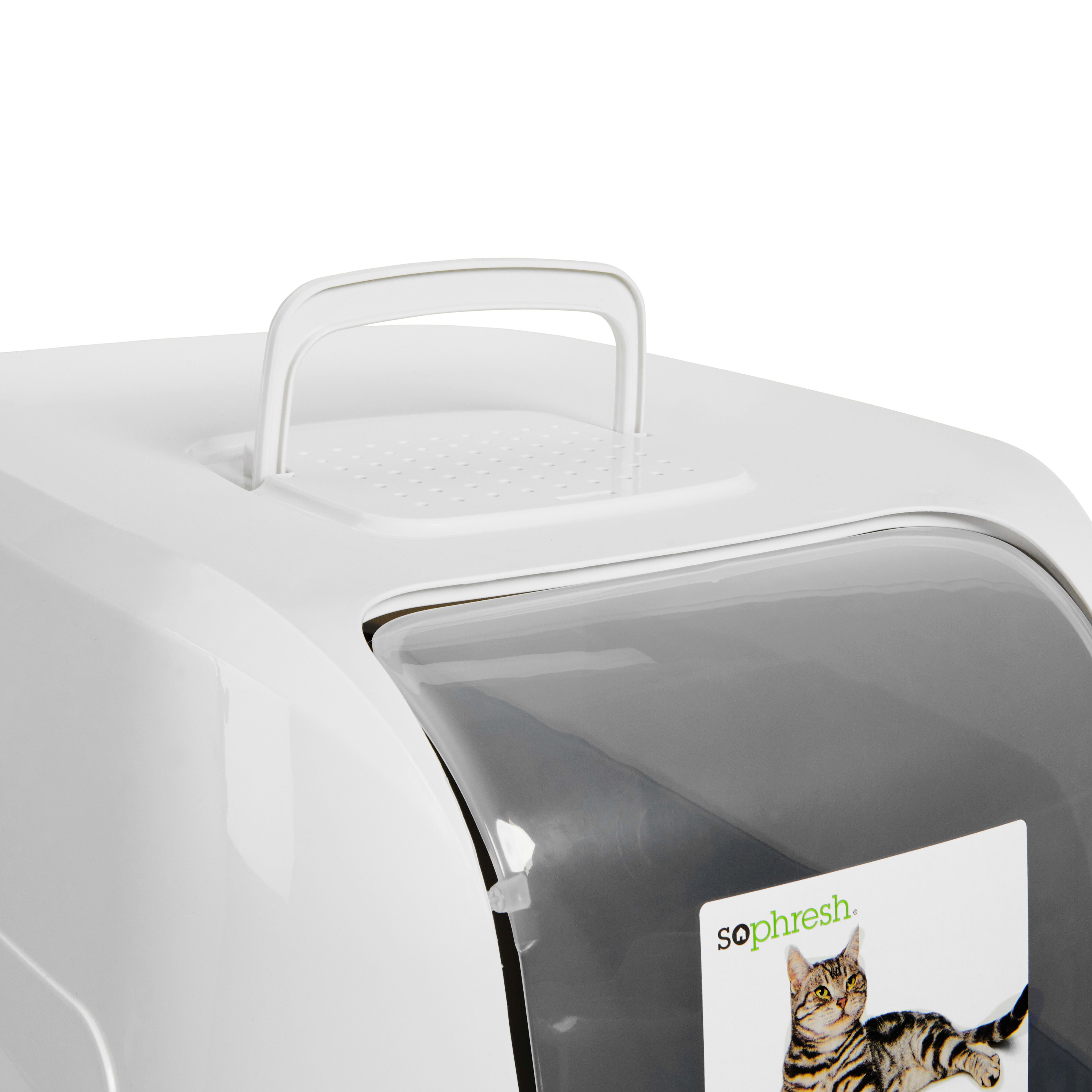 Jumbo enclosed hotsell litter box