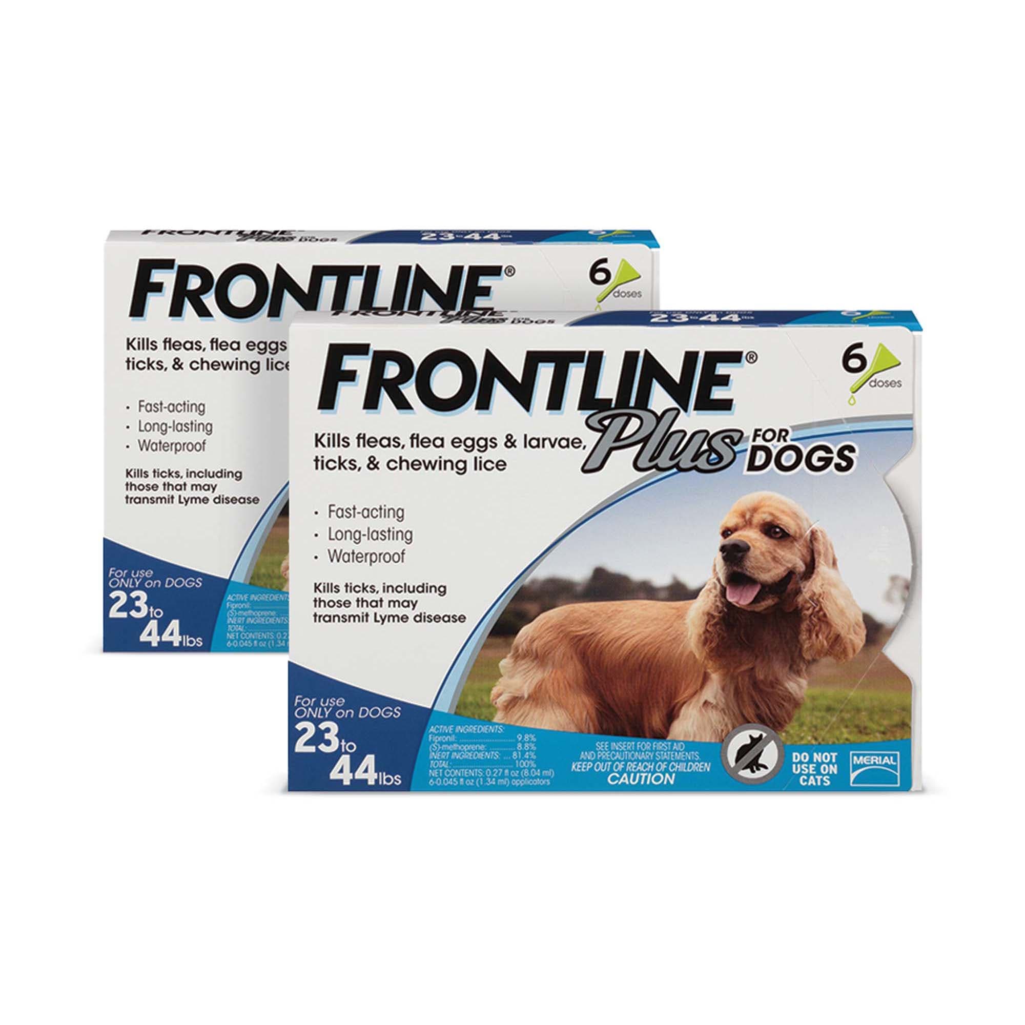 FRONTLINE Plus Flea and Tick Treatment for Medium Dogs Up