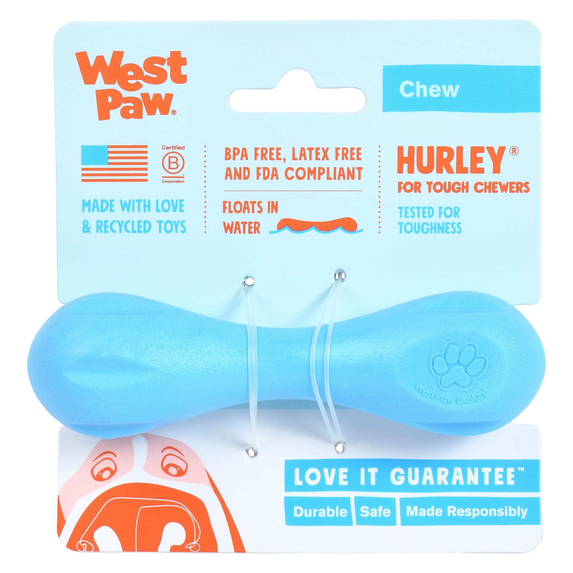 West Paw Hurley Assorted Dog Chew Toy X Small Petco