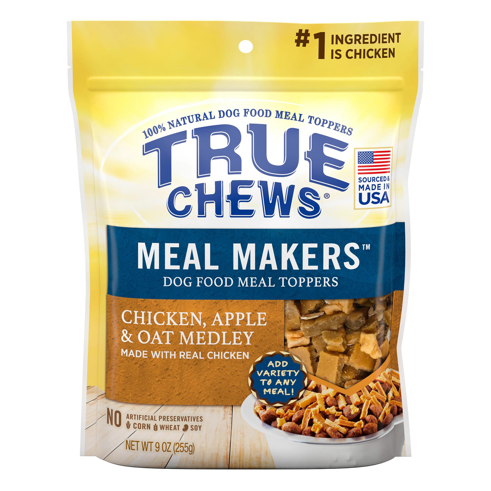 top chews chicken and apple dog treats