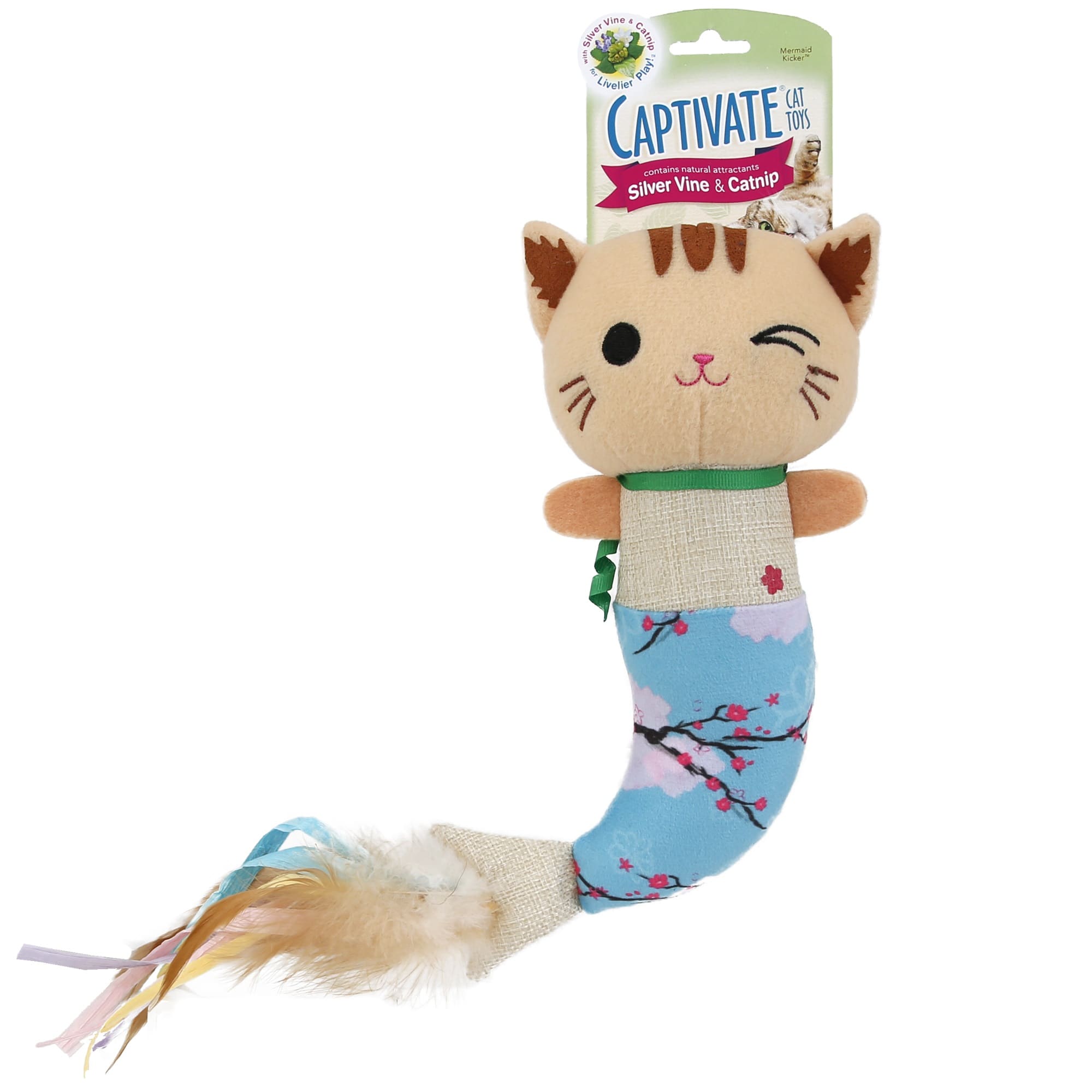 mermaid cat toy