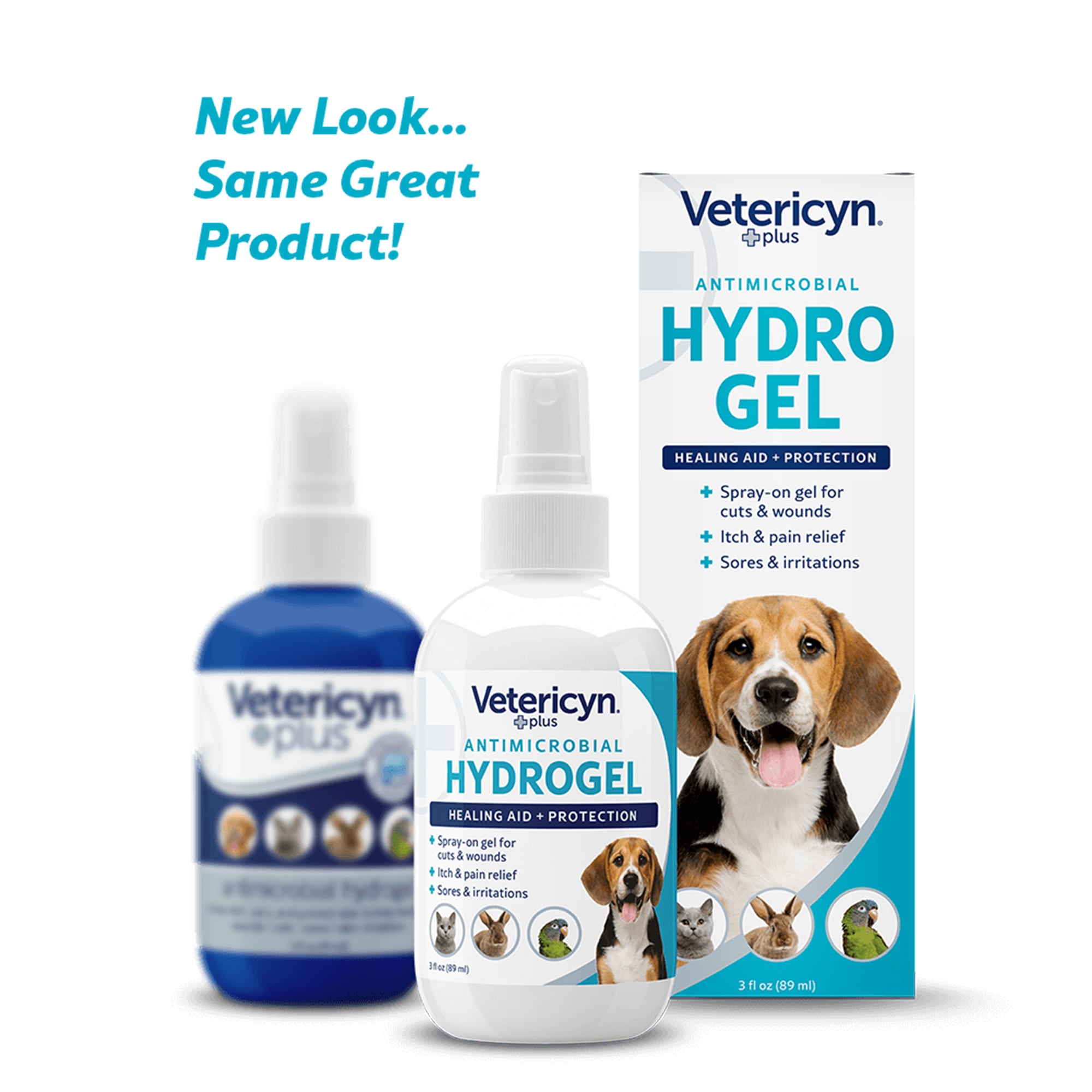 Vetericyn Plus Antimicrobial Wound Skin Hydrogel for Pets 3 oz