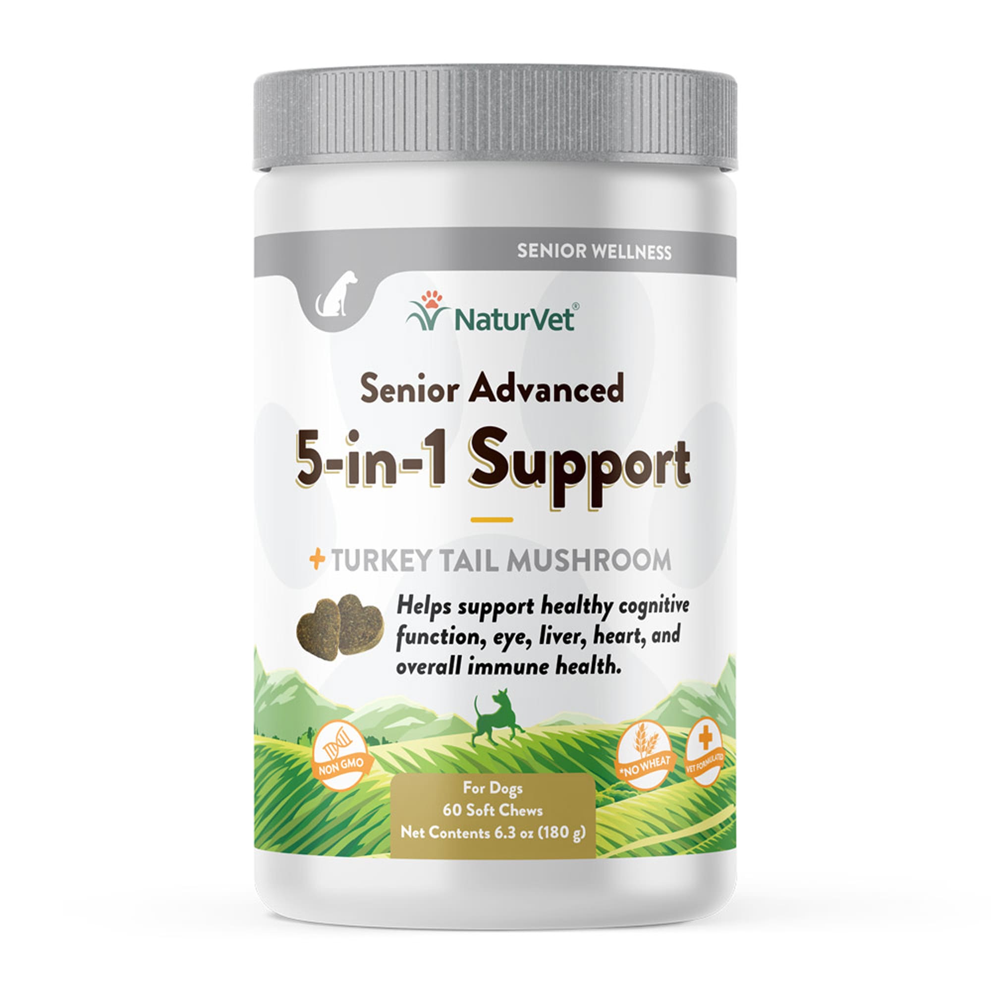 NaturVet Senior Advanced 5-In-1 Support 