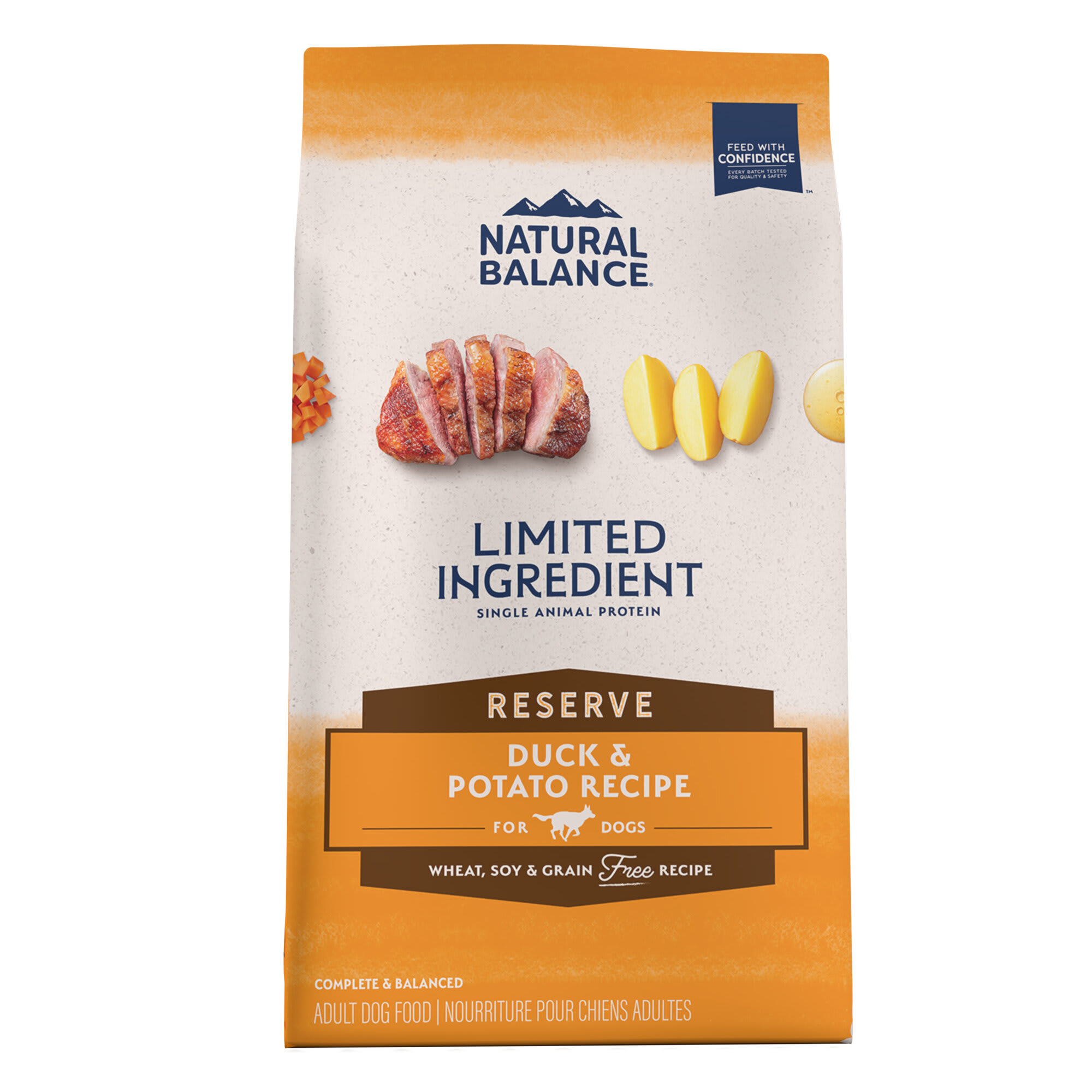 Natural Balance Limited Ingredient Adult Grain Free Dry Dog Food Reserve Duck Potato Recipe 4 lbs. Petco