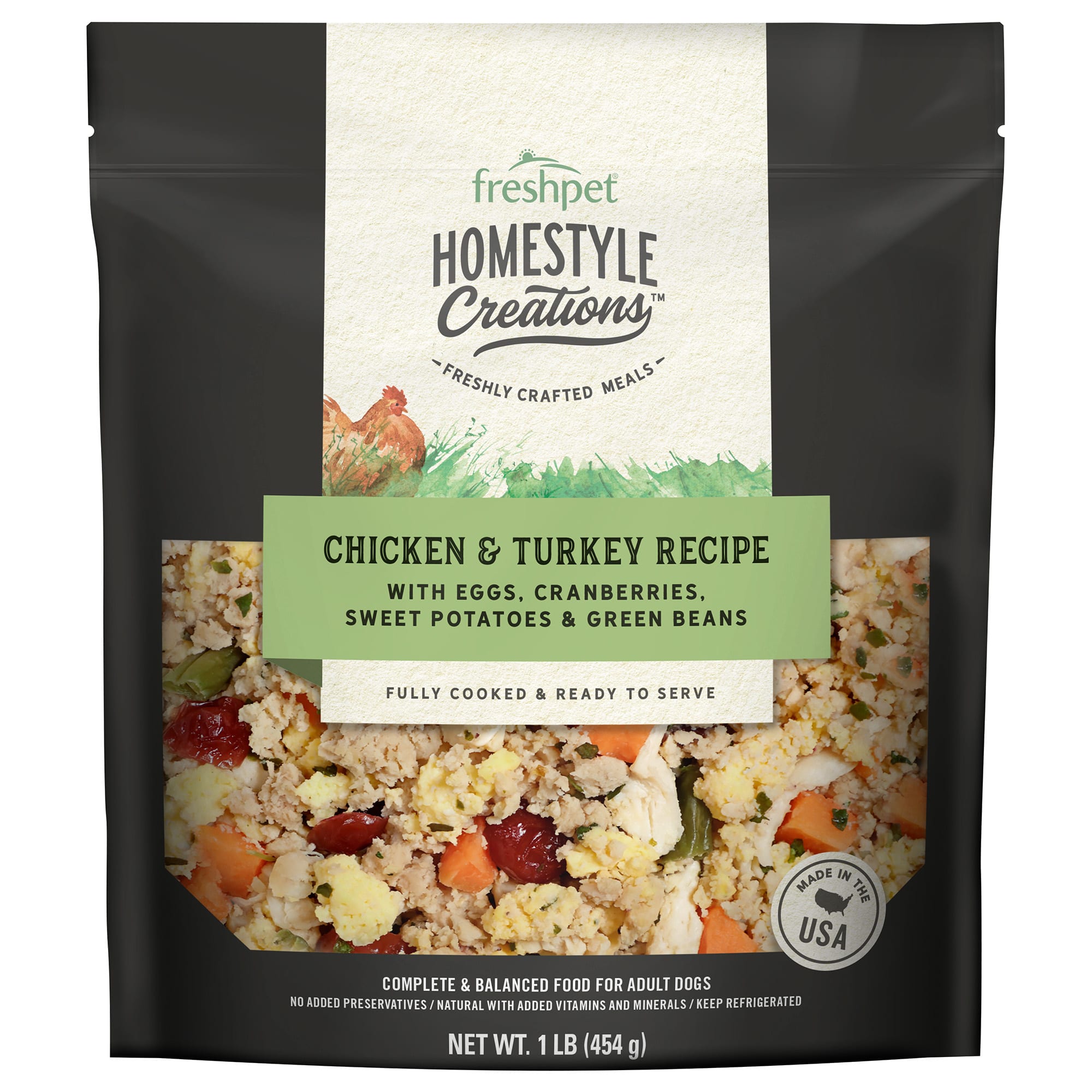 Freshpet Homestyle Grain-Free Creations Chicken and Turkey Meal Fresh