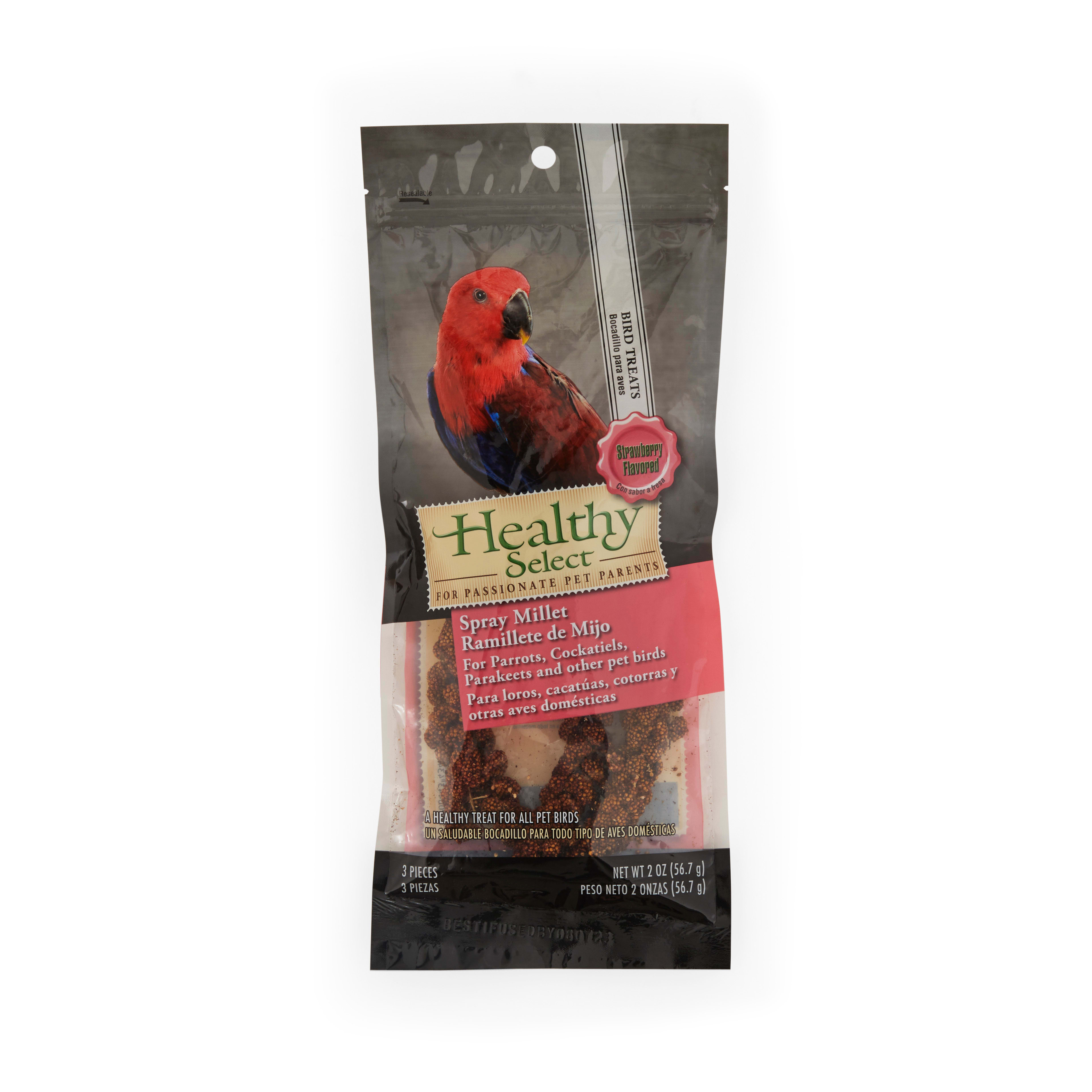 Healthy Toppings Papaya Treat for All Pet Birds : Bird Treats: Spray Millet  Treats, Seed, and Treat Sticks