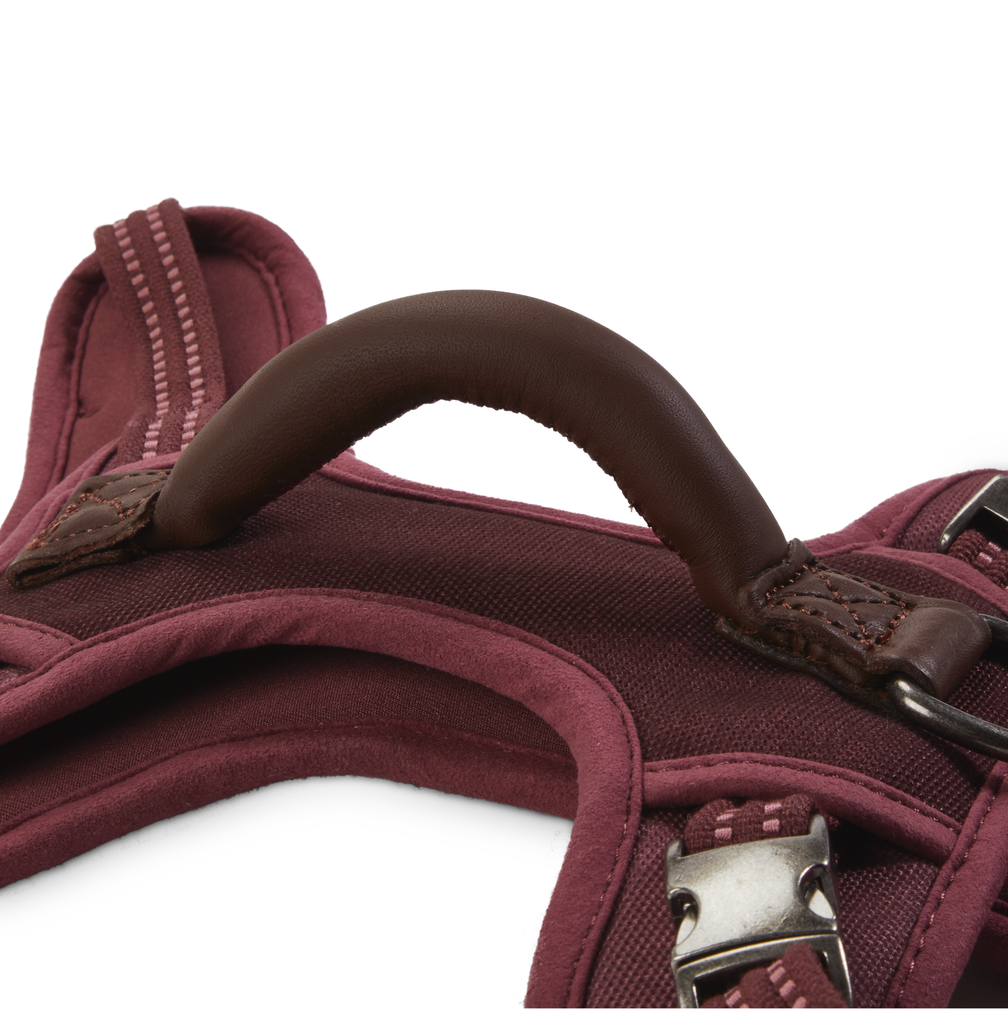 Reddy Burgundy Canvas Dog Harness, Medium