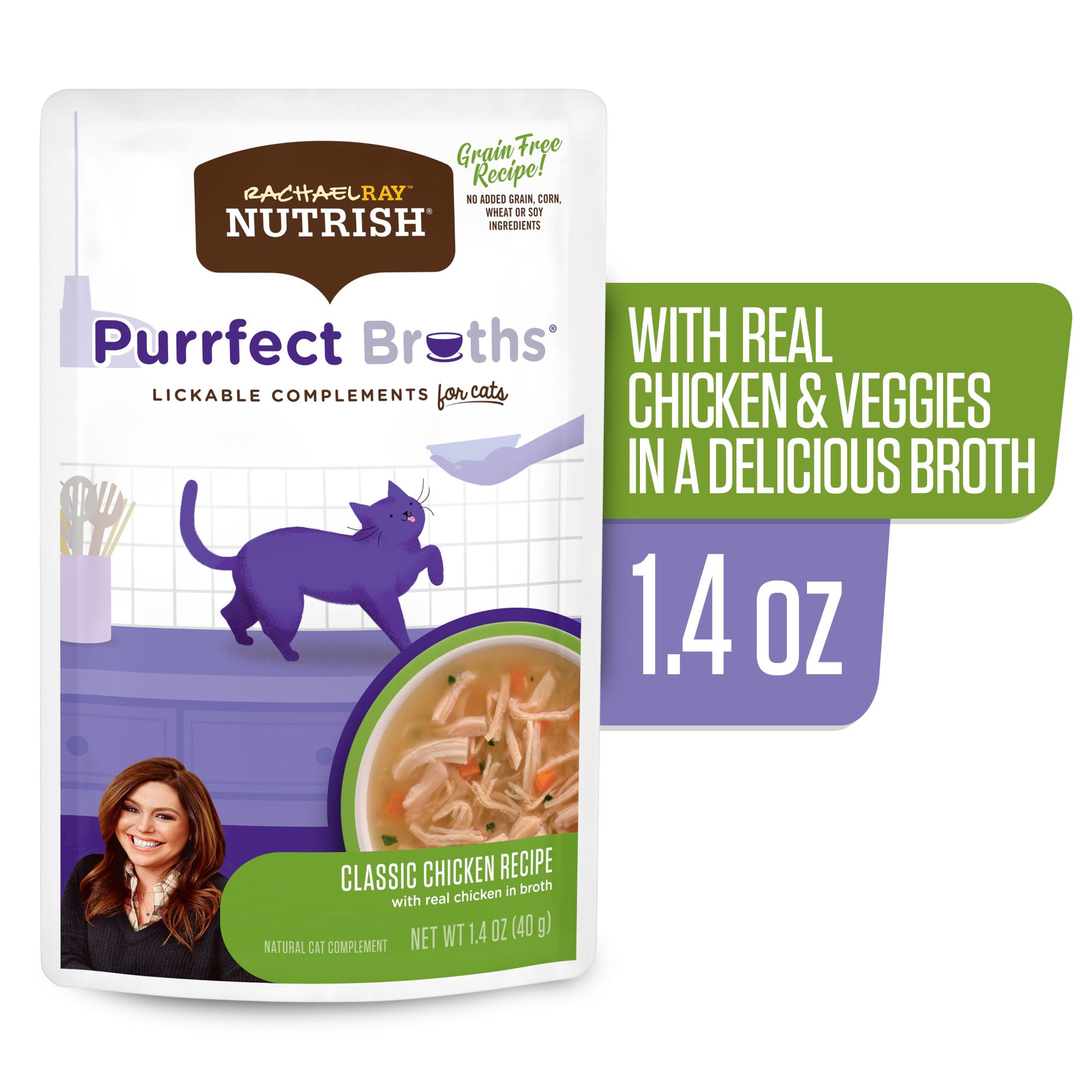 Rachael Ray Nutrish Purrfect Broths Classic Chicken Recipe