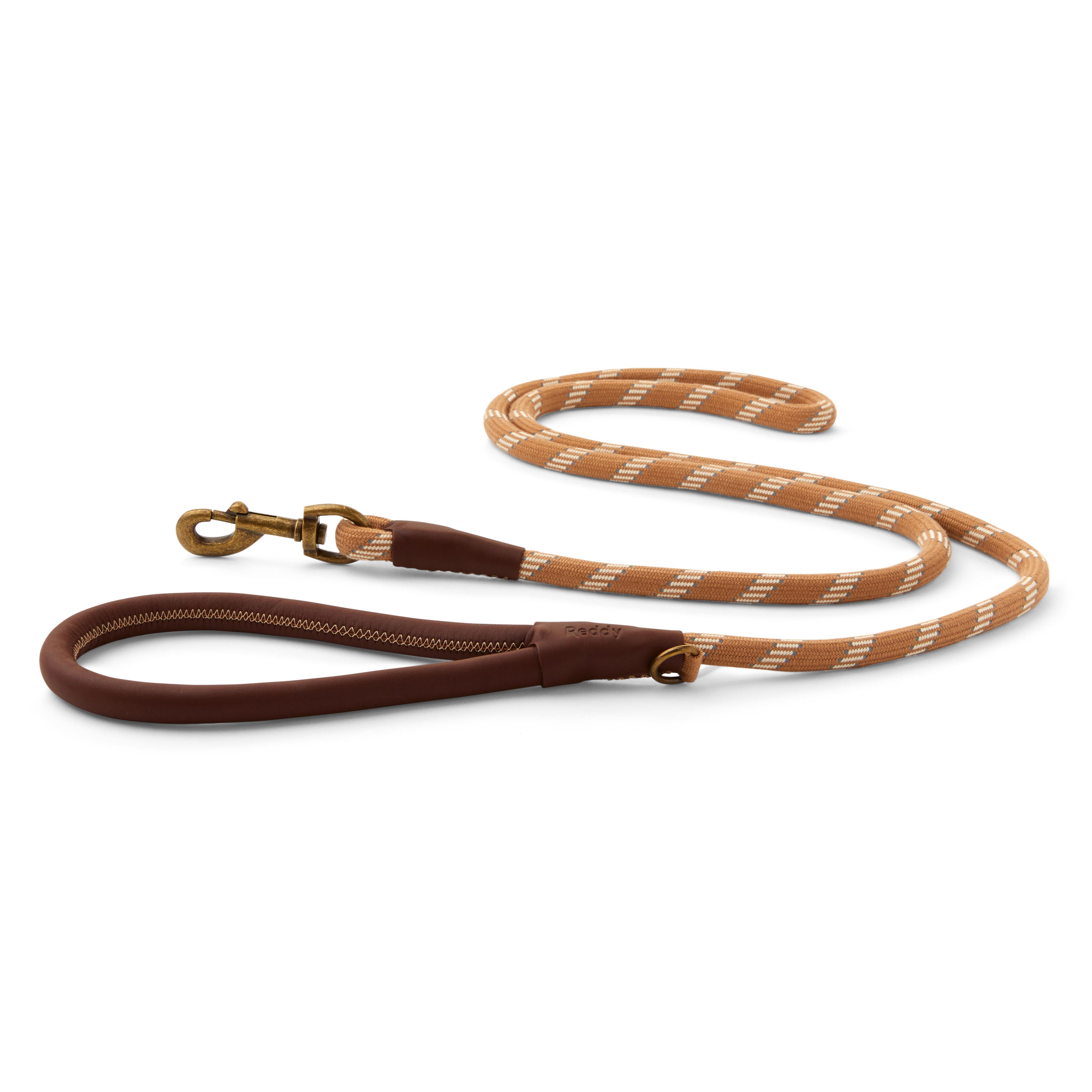 Tan - Braided Rope Leash