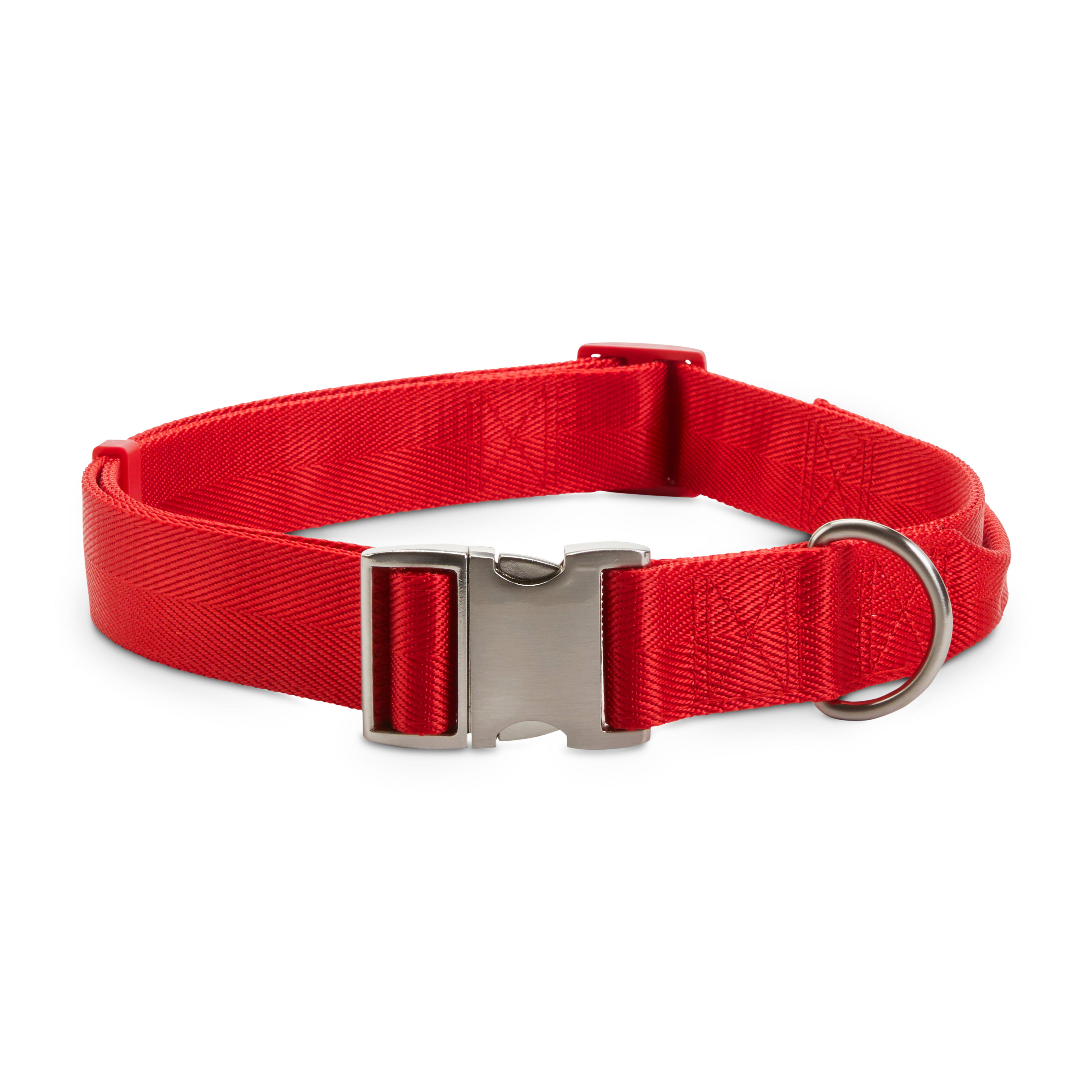 University of Louisville Cardinals Dog Collar Red Buckle Closure 20"