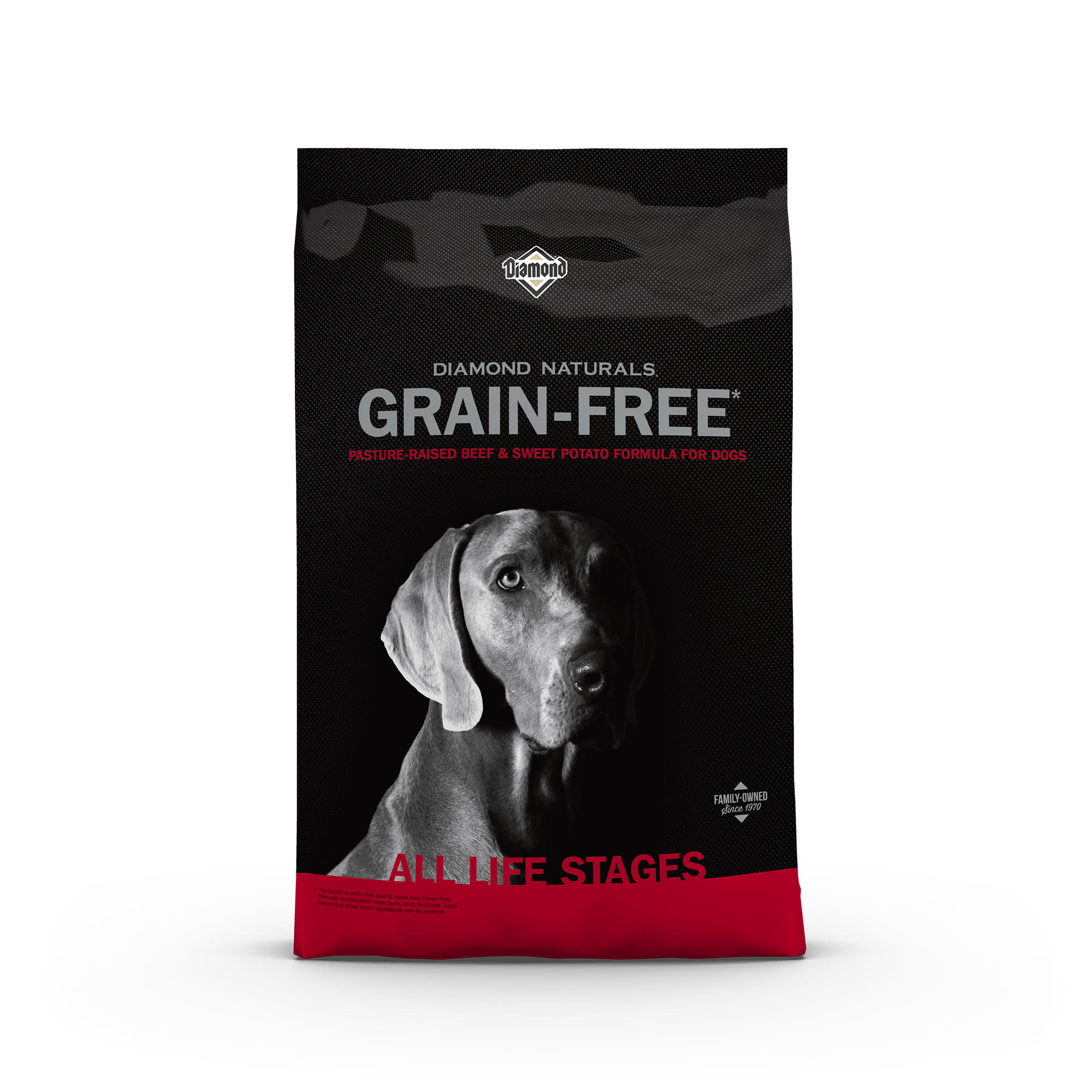 Diamond Naturals Grain Free Beef Sweet Potato Formula Dry Dog Food 28 lbs