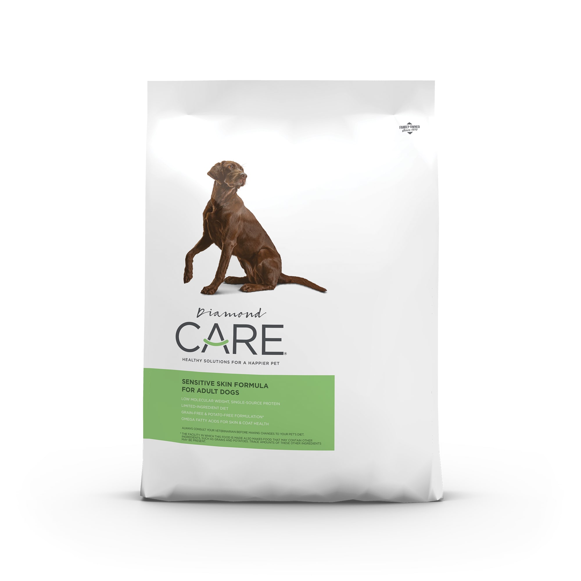 Diamond CARE Sensitive Skin Formula Adult Dry Dog Food, 25 lbs. | Petco