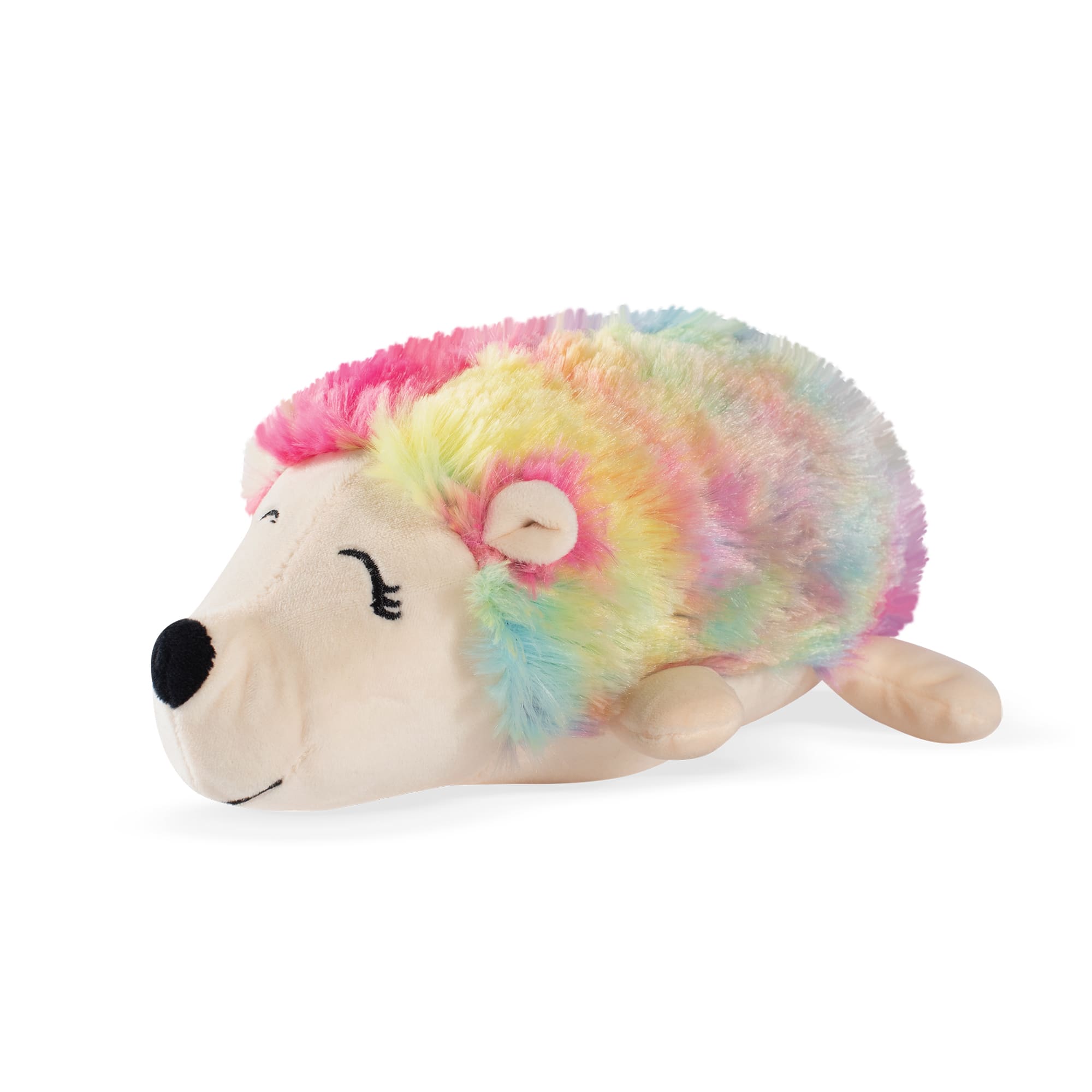 pink plush dog