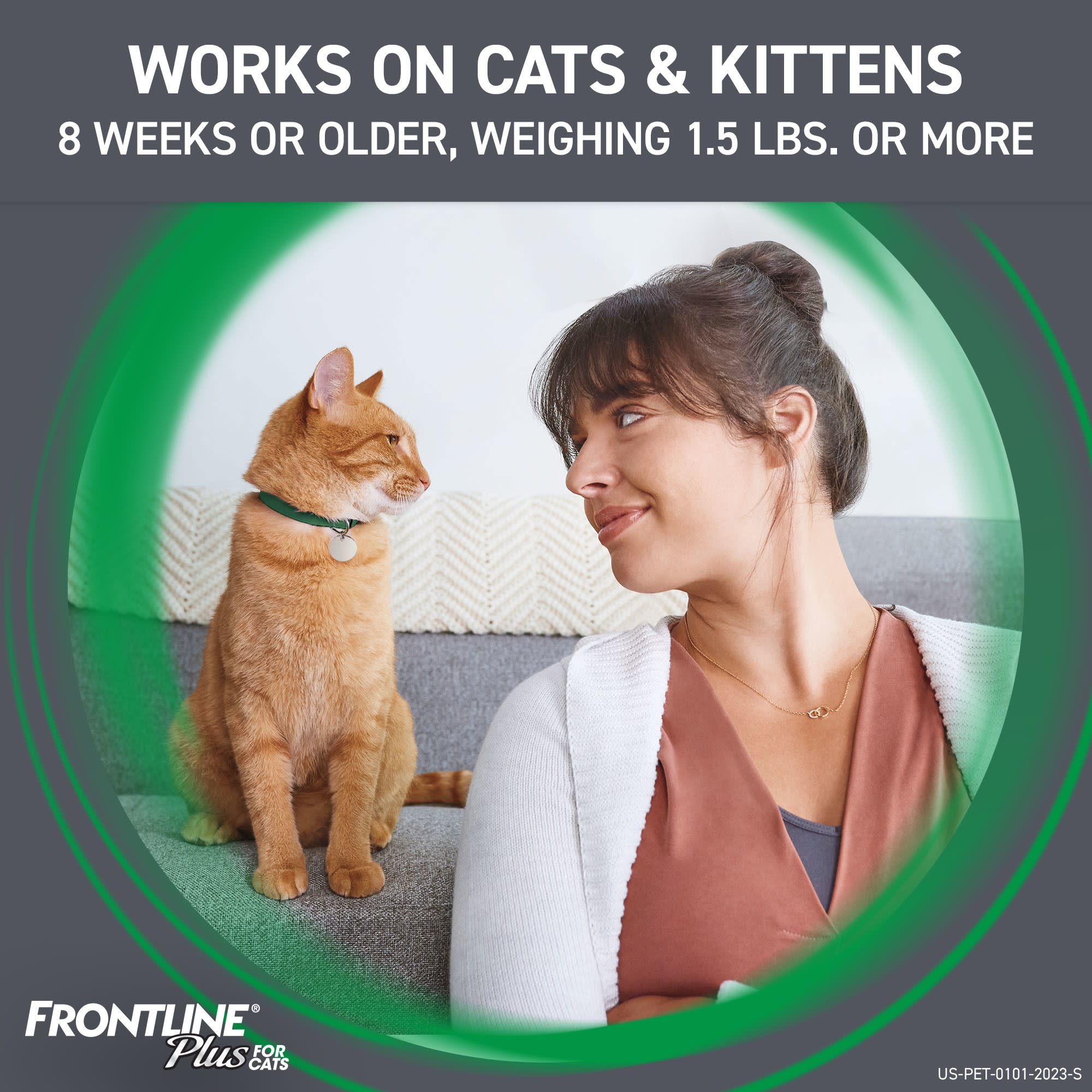 Frontline Plus Flea And Tick Treatment For Cats Over 1.5 Lbs. 8