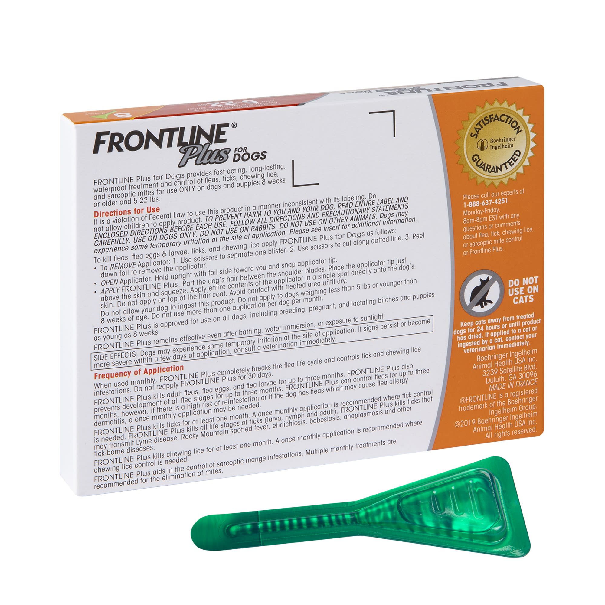 Frontline plus small dogs 3 cheap pack